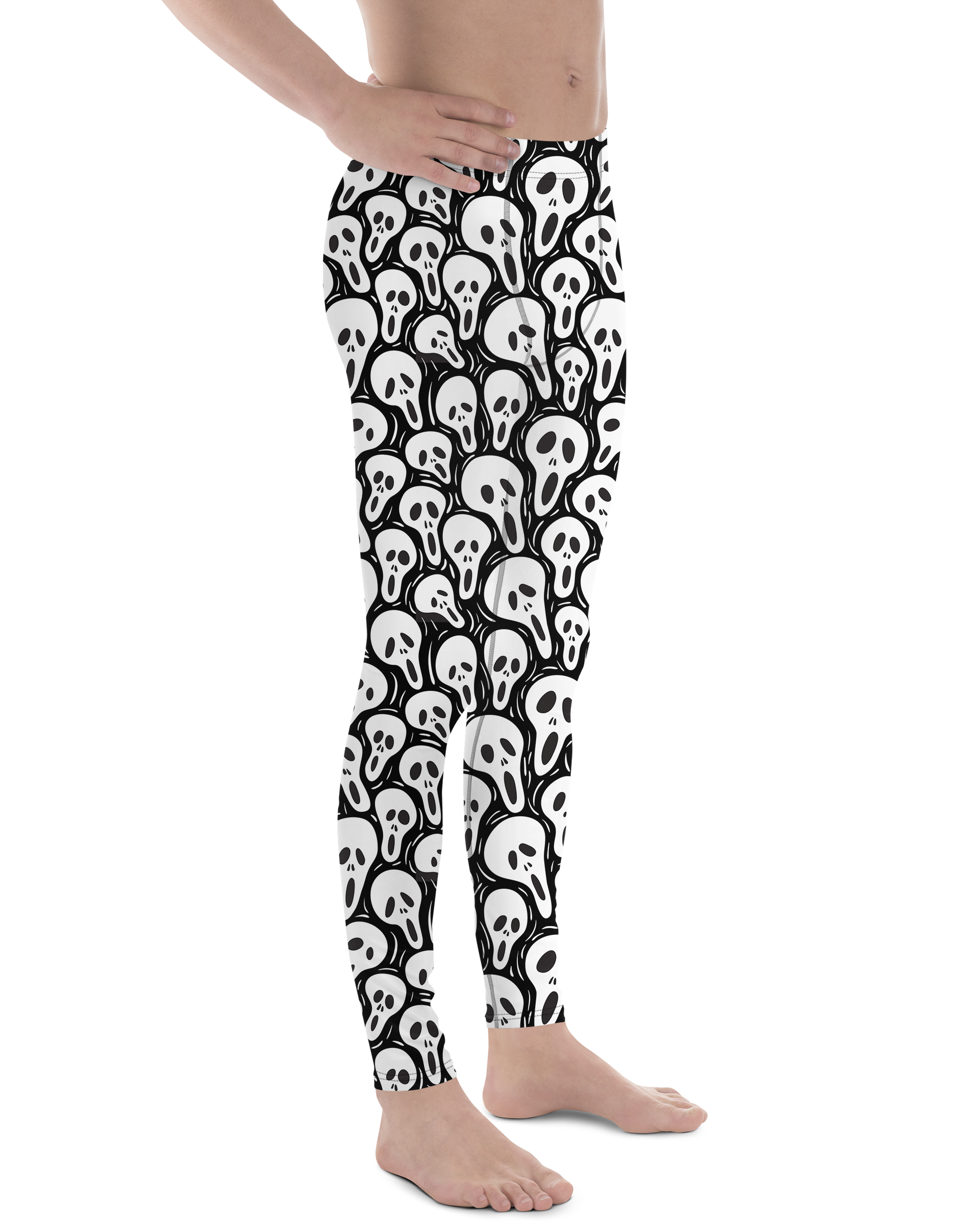 Ghost Face Meggings - Gearbunch Men's Leggings