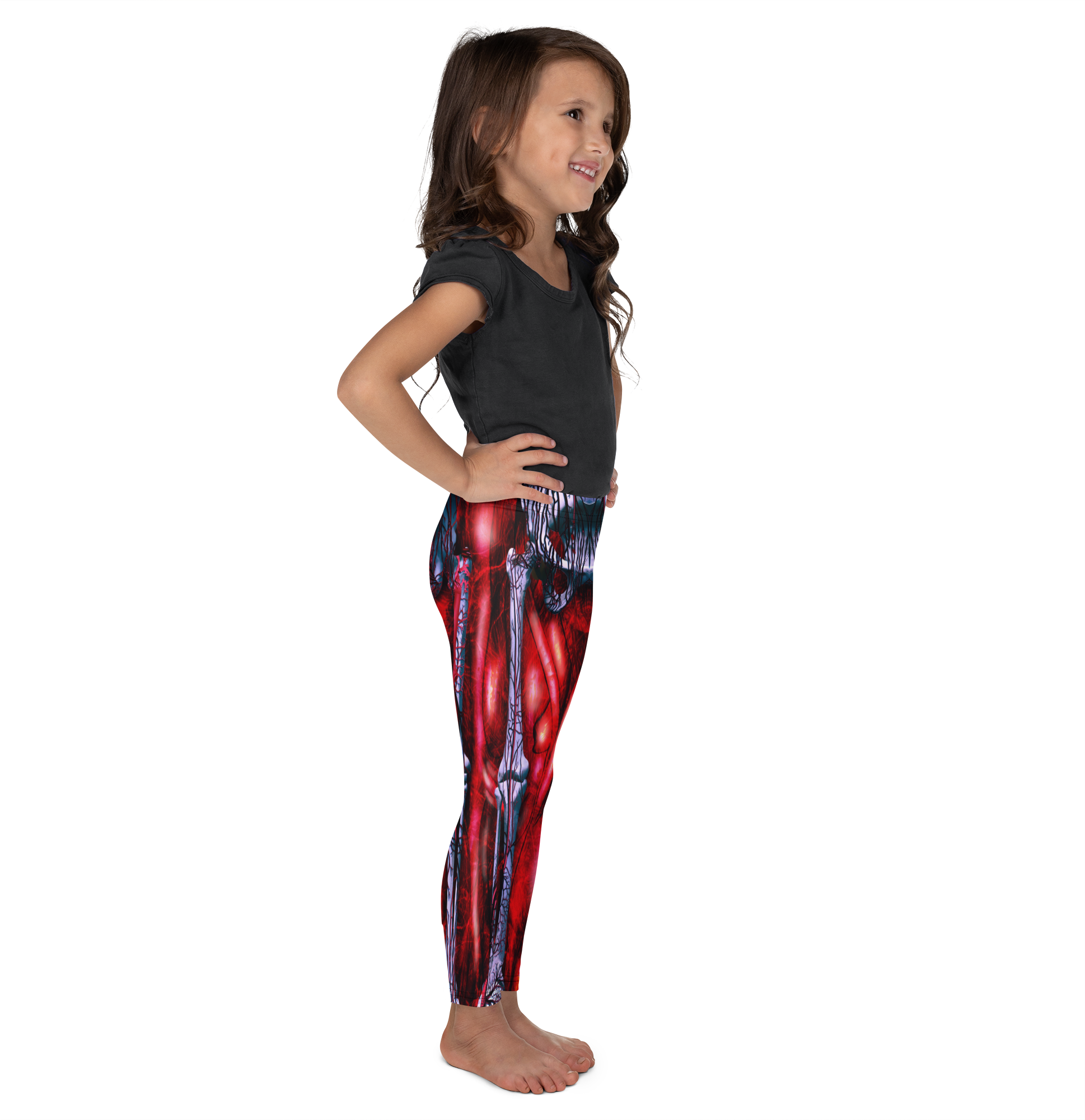 Blooded Muscles Horror Kids Leggings - Gearbunch