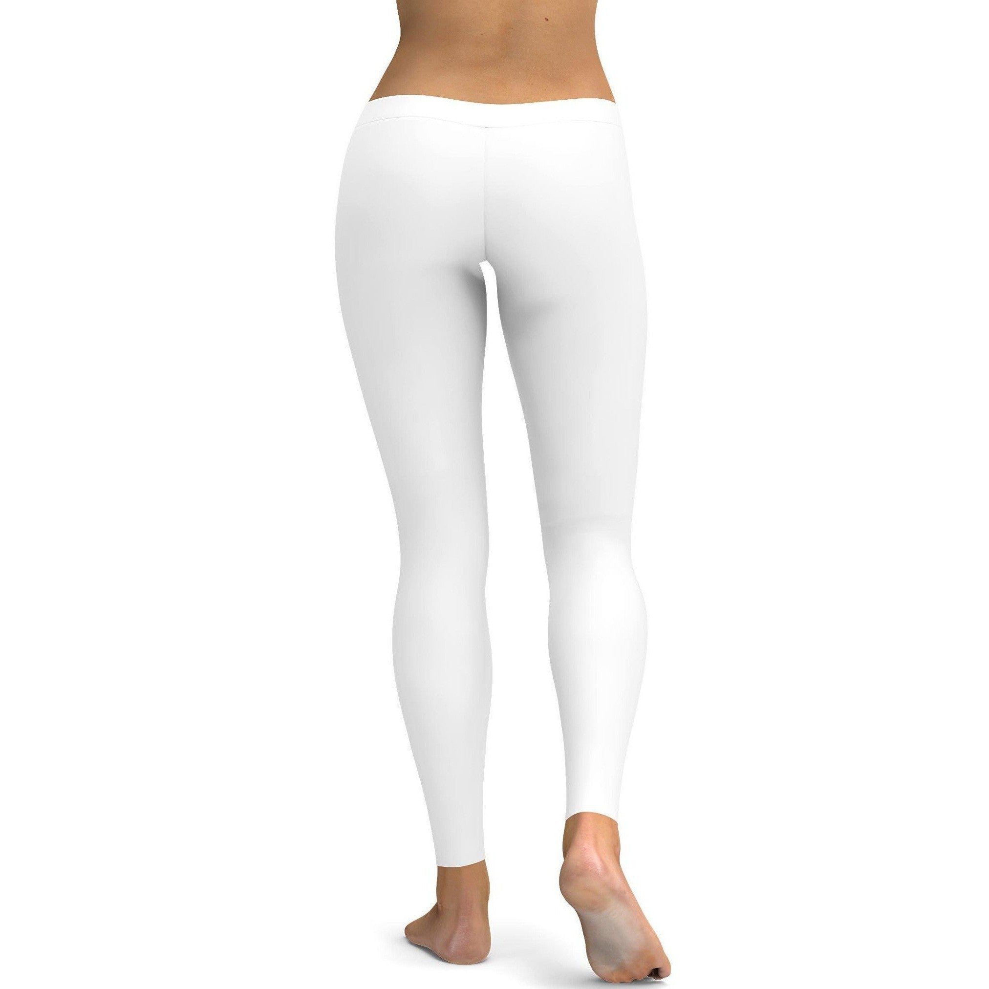 Solid White Leggings | GearBunch