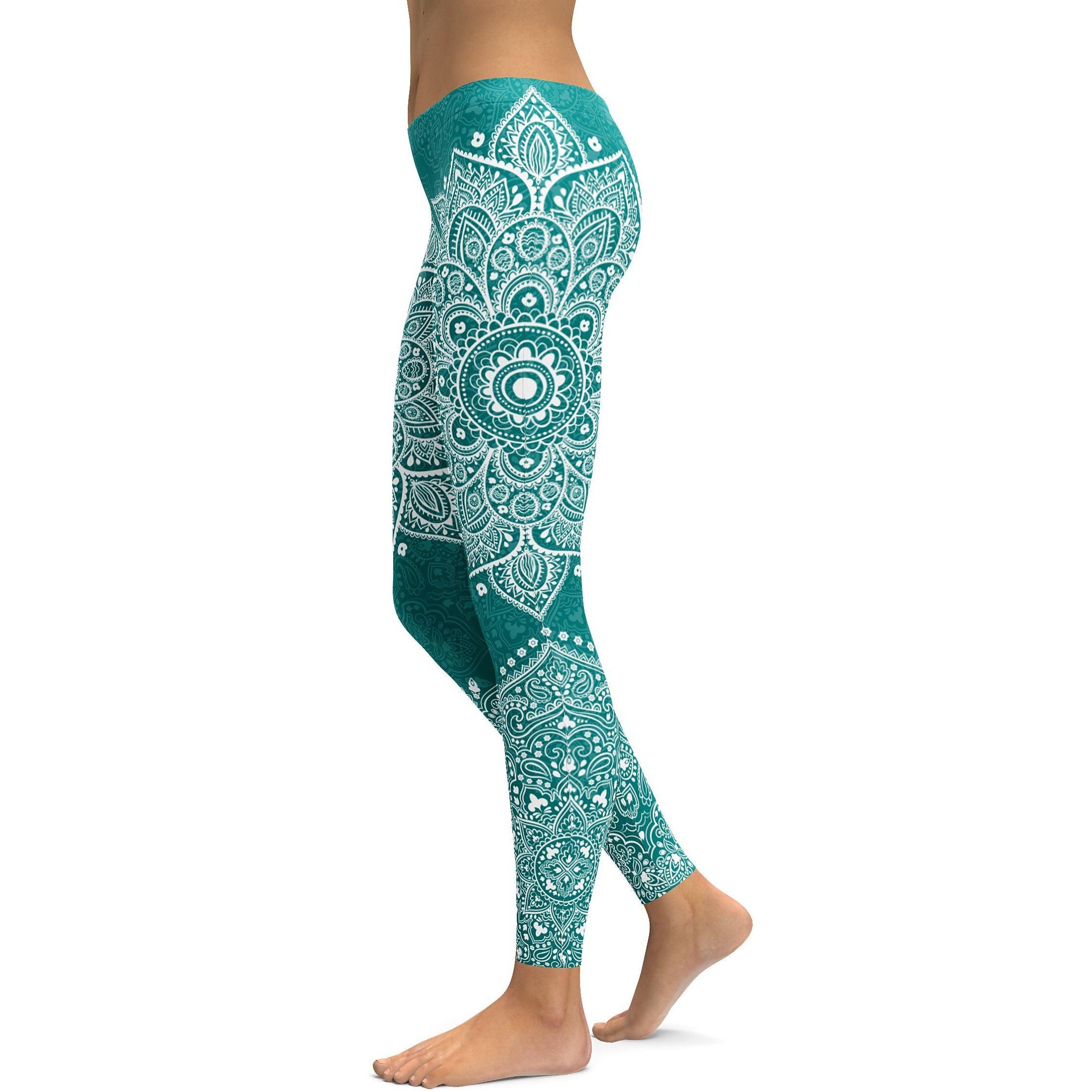 Teal_Mandala_Leggings_Yoga_Clothes_Dark_Cyan_Yoga_Pants