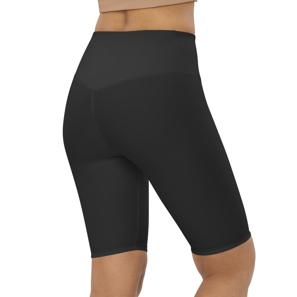 Womens Bike Shorts Solid Charcoal Dark Grey | Gearbunch.com