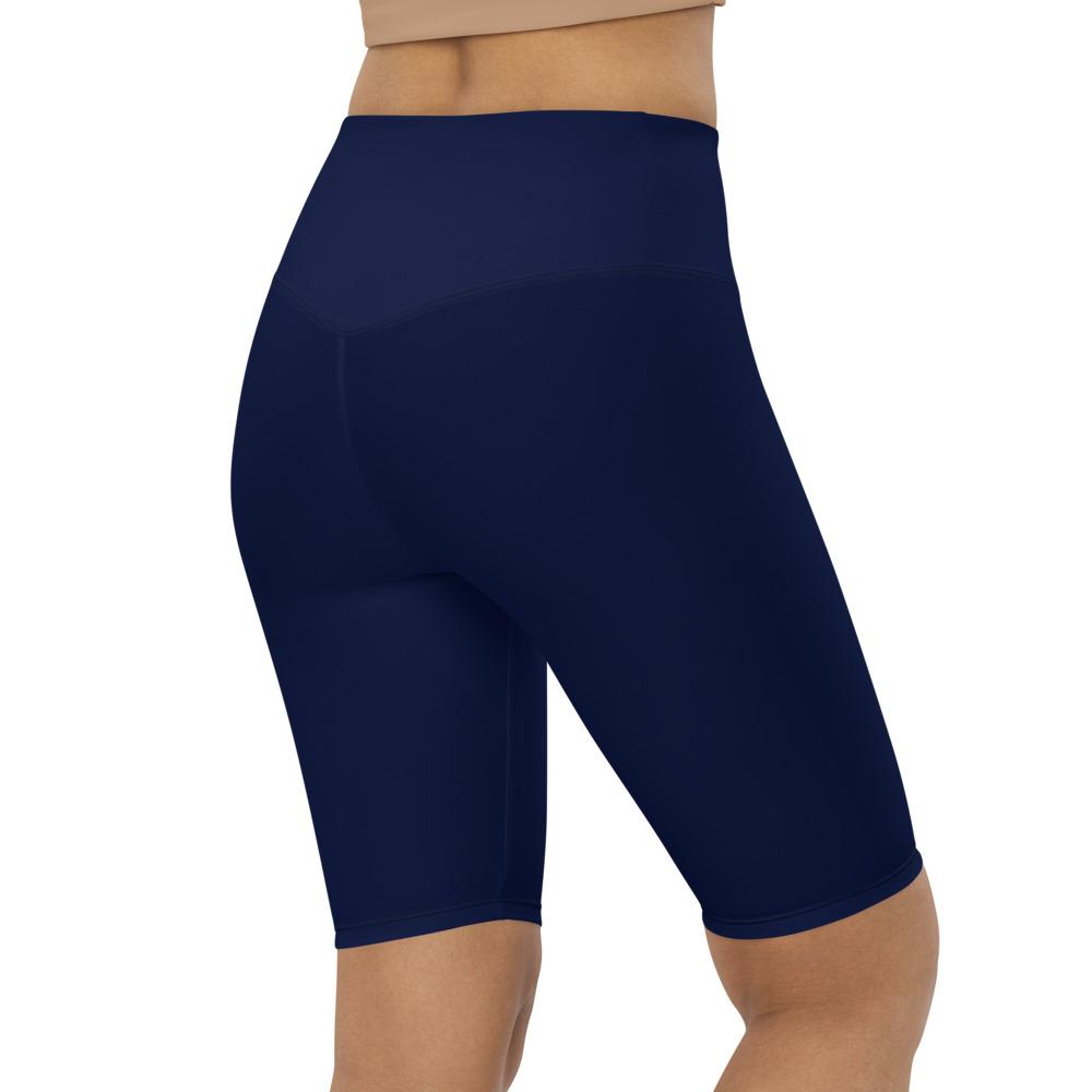 Womens Solid Ocean Blue Bike Shorts | Gearbunch.com