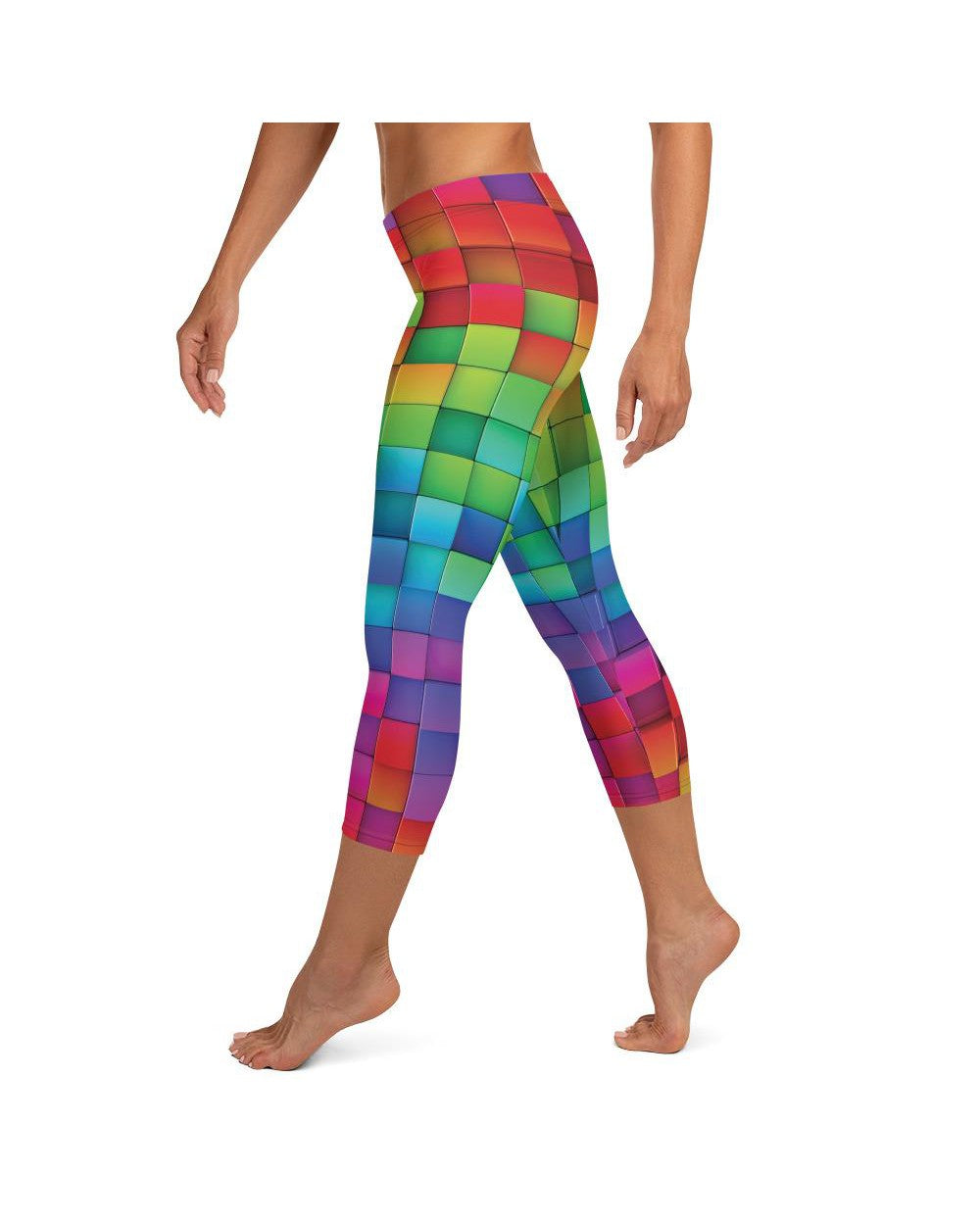 Rainbow Blocks Capris | GearBunch