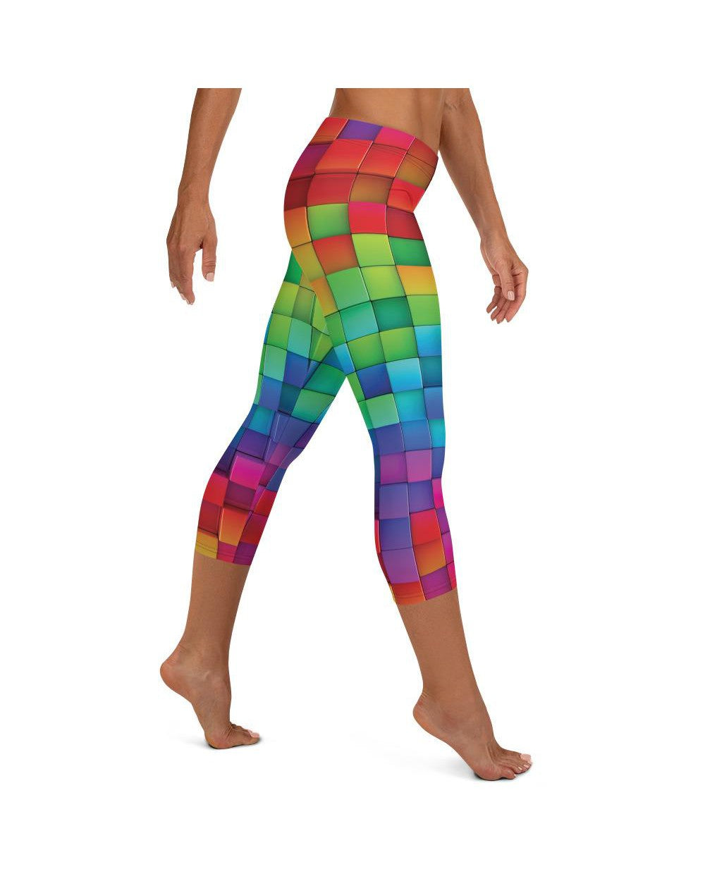Rainbow Blocks Capris | GearBunch