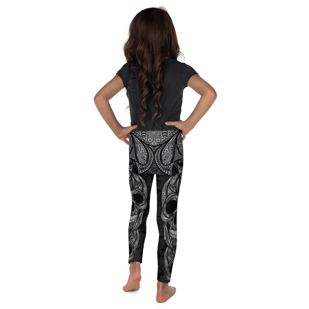 Ornamental Skull Kid's Leggings Gearbunch