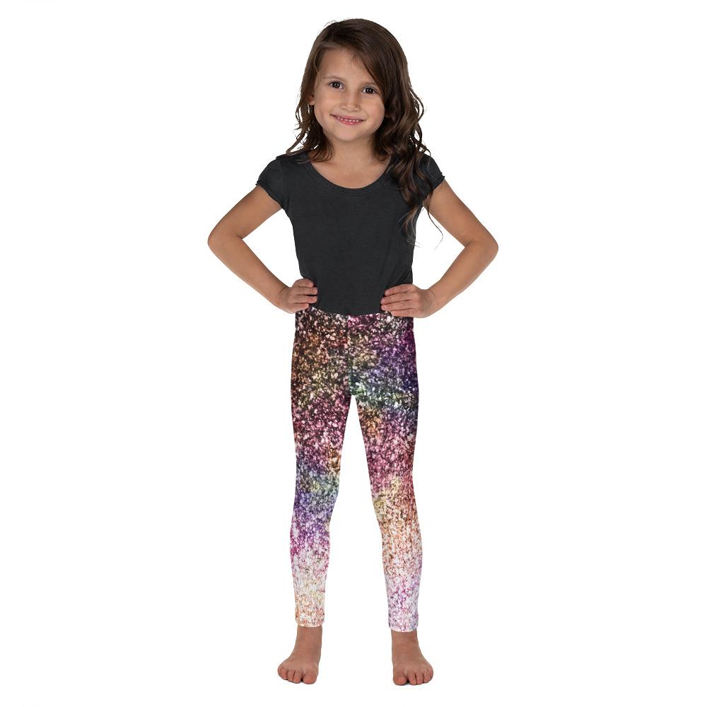 Colorful Sparkles Kid's Leggings Gearbunch