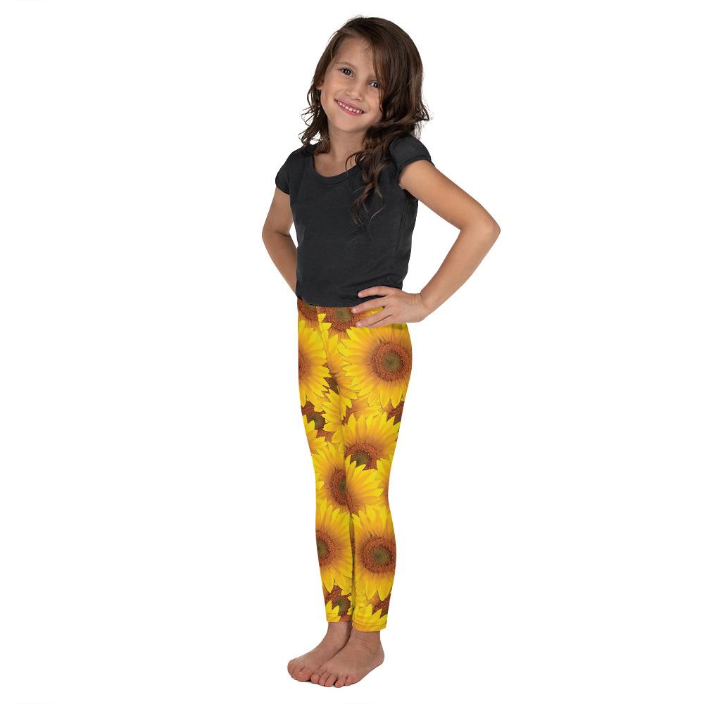 Sunflower Kid's Leggings Gearbunch