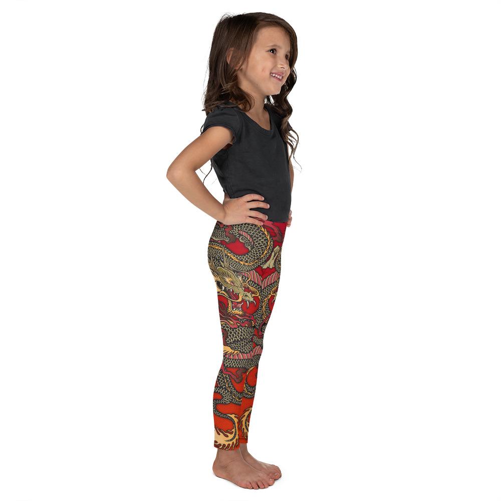 Chinese Dragon Kid's Leggings Gearbunch