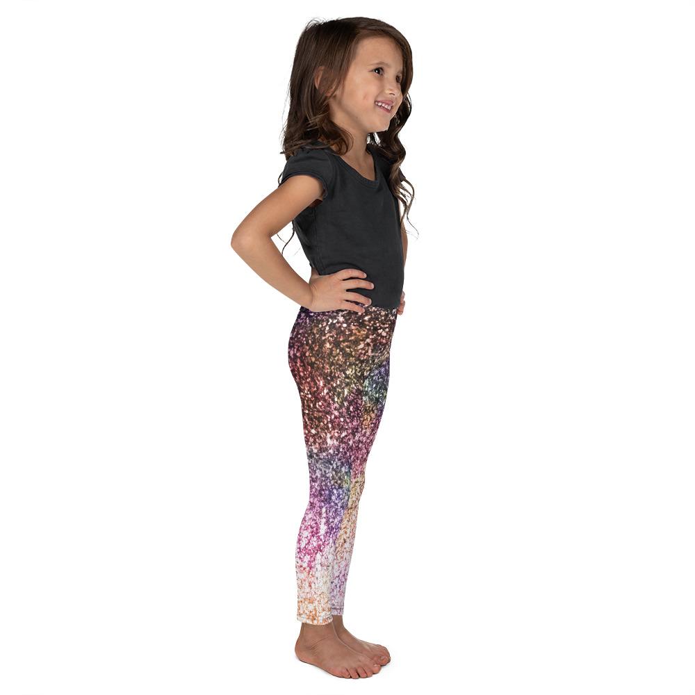 Colorful Sparkles Kid's Leggings Gearbunch