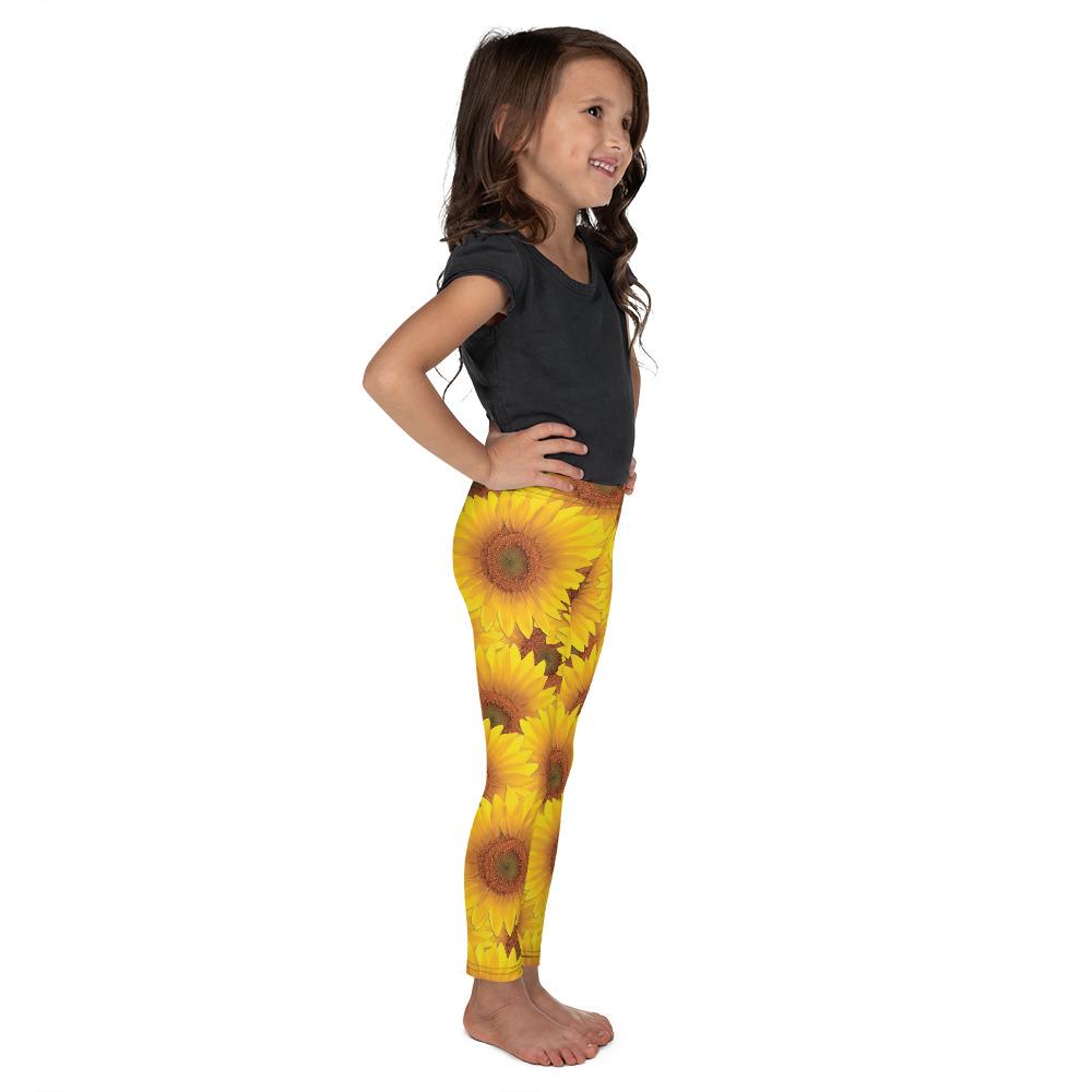 Sunflower Kid's Leggings Gearbunch