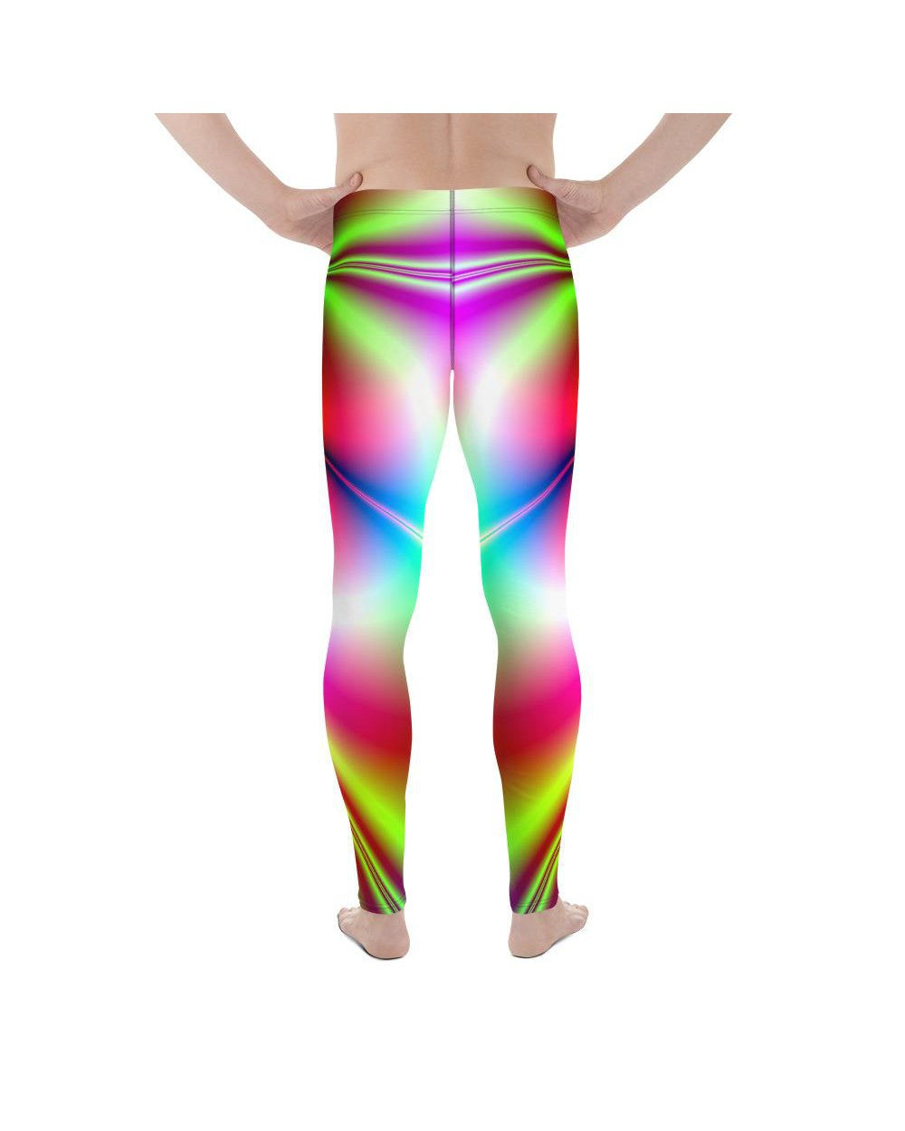 Psychedelic Neon Meggings Gearbunch Men's Leggings