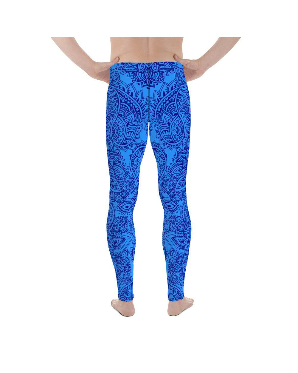 Blue and Navy Henna Tattoo Meggings | GearBunch