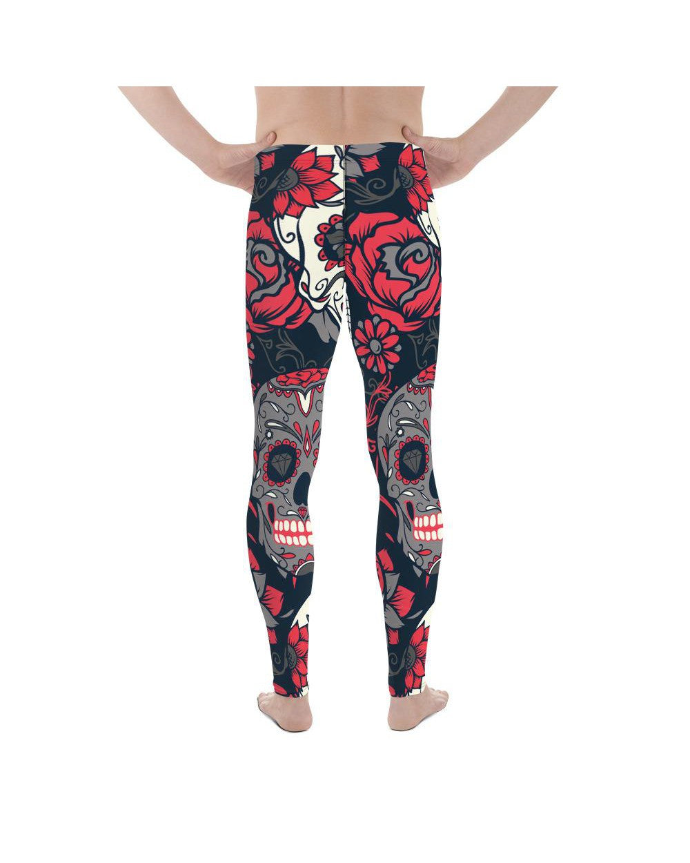 Pink Sugar Skull Meggings Gearbunch Men's Leggings