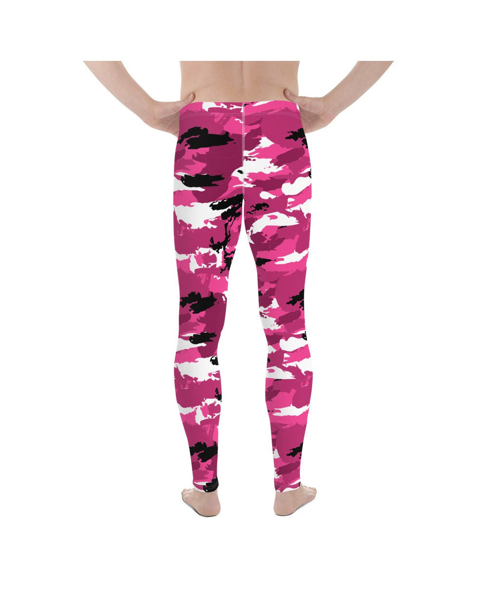 Men's Leggings Pink Camo Meggings Pink/Black/White | Gearbunch.com