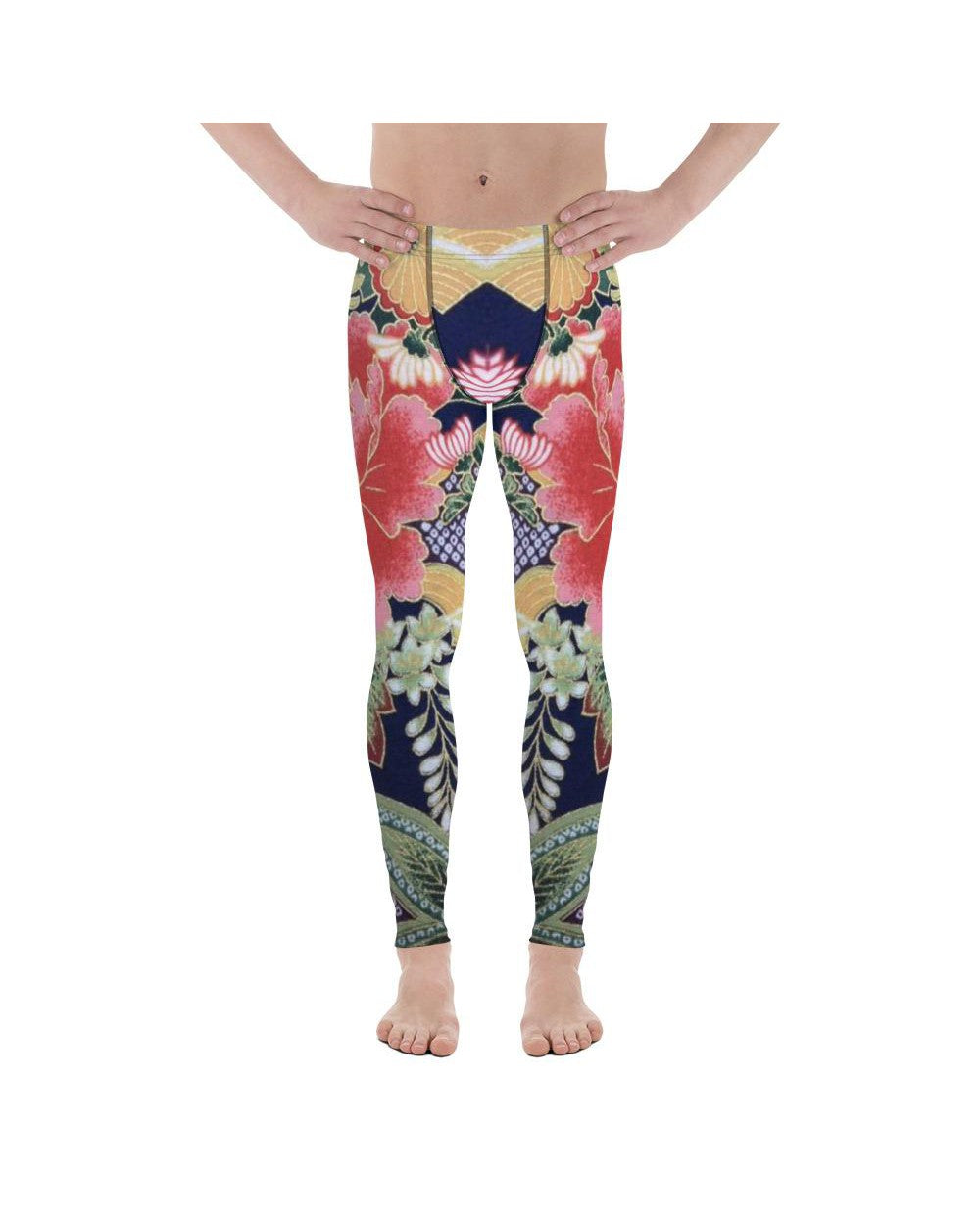 Oriental Floral Meggings | GearBunch