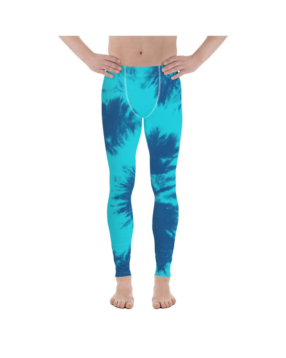 Blue & Aqua Tie Dye Meggings