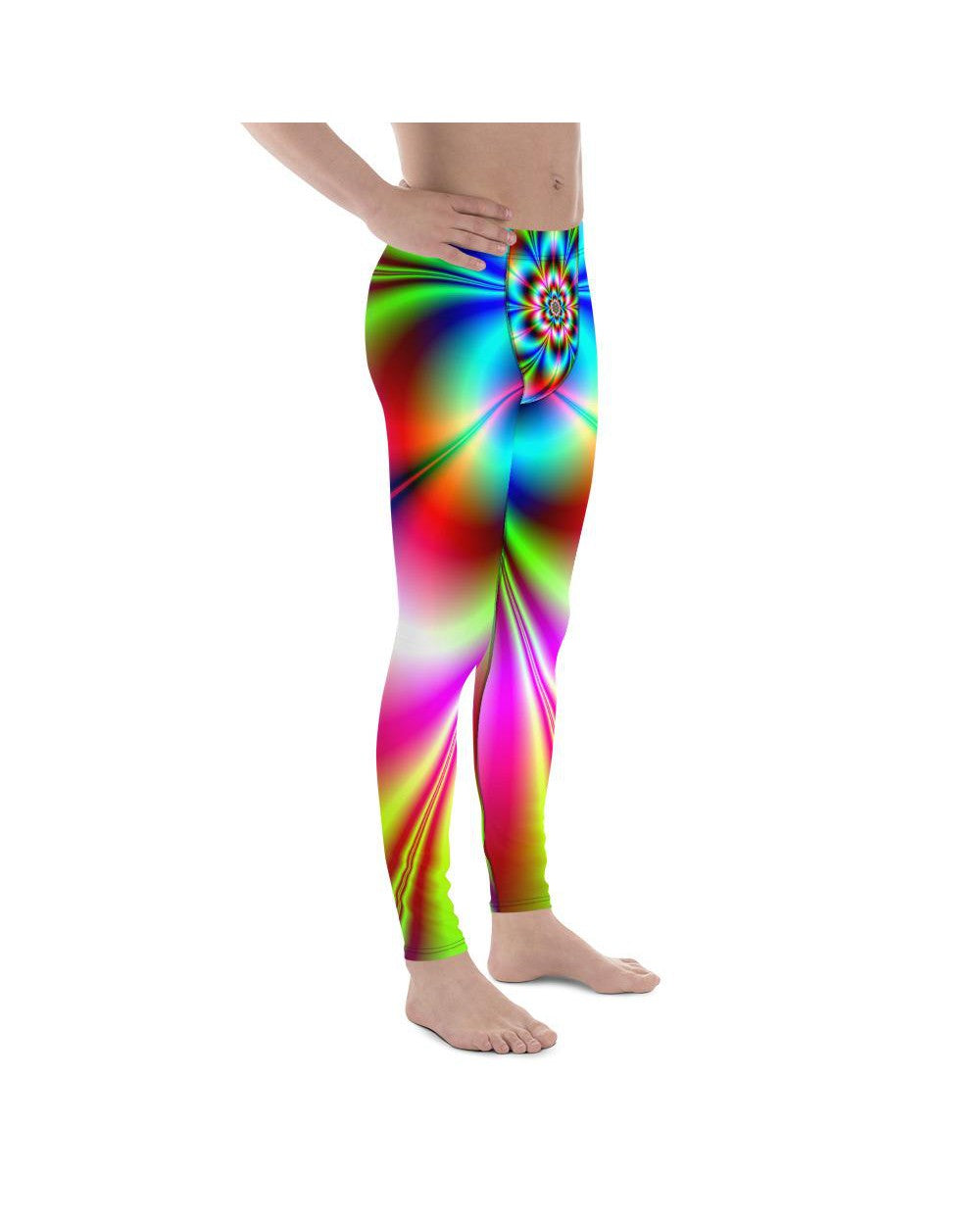 Psychedelic Neon Meggings Gearbunch Men's Leggings