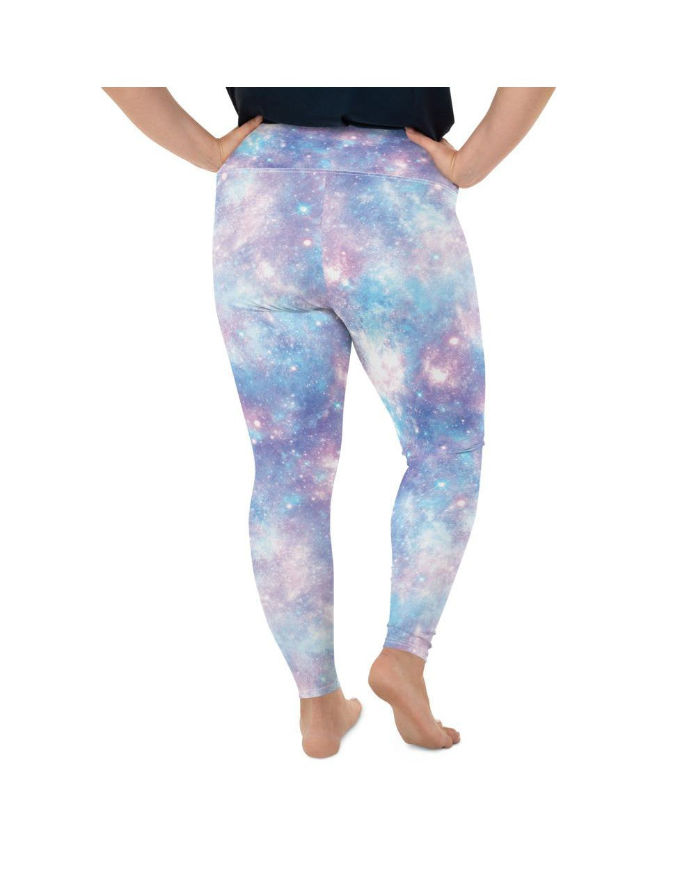 Pastel Galaxy Plus Size Leggings Gearbunch