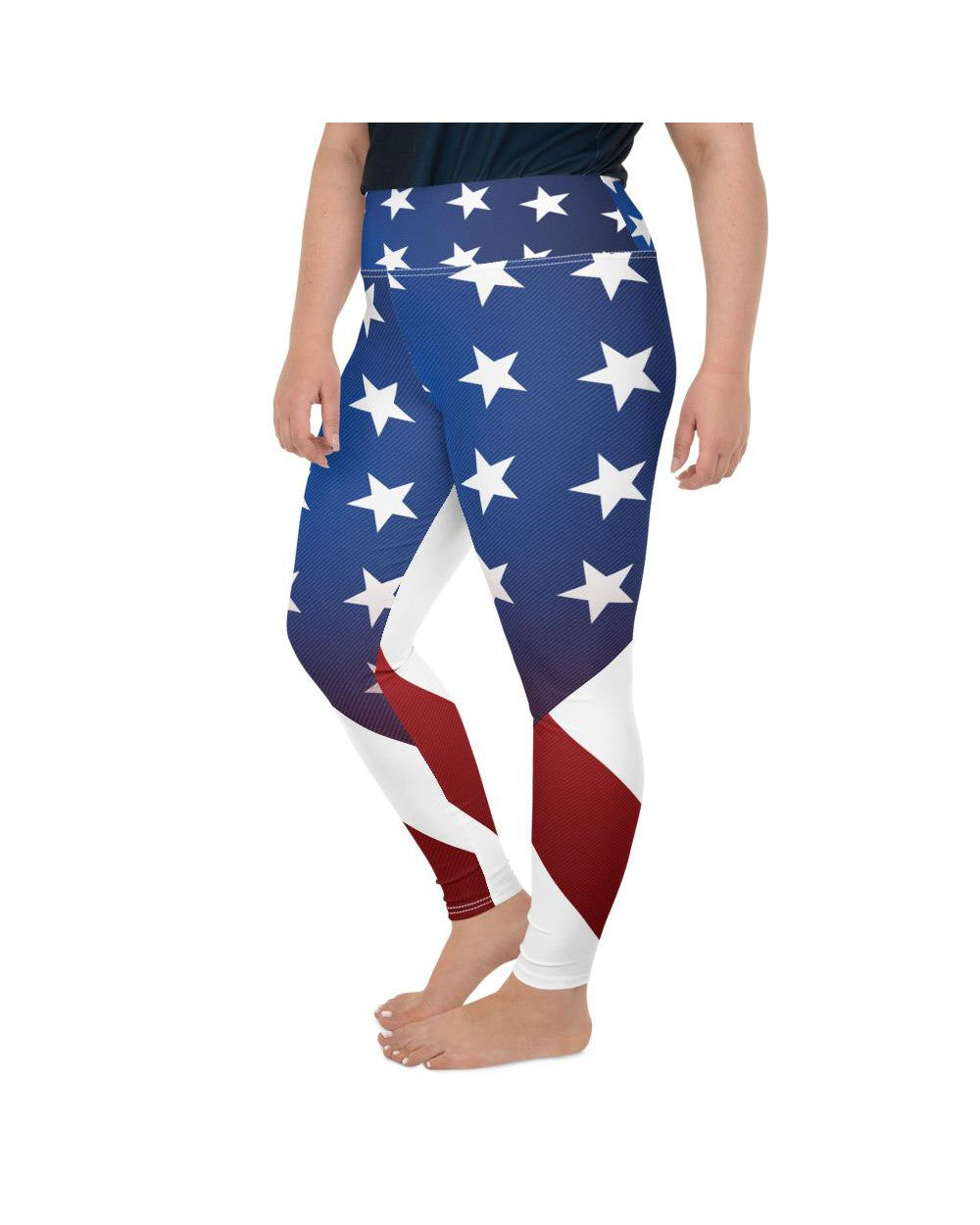 American Flag Plus Size Leggings Gearbunch