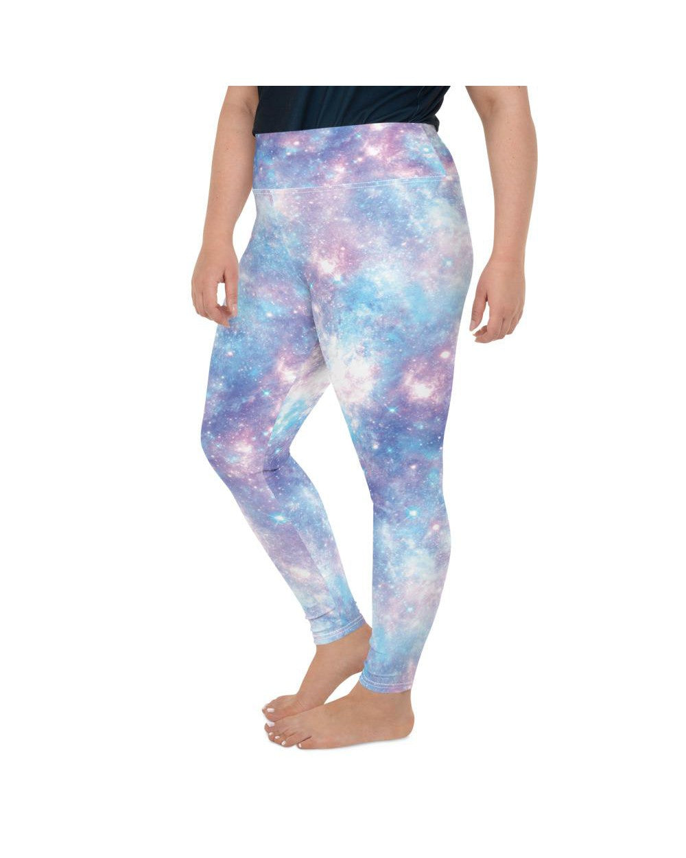 Pastel Galaxy Plus Size Leggings Gearbunch