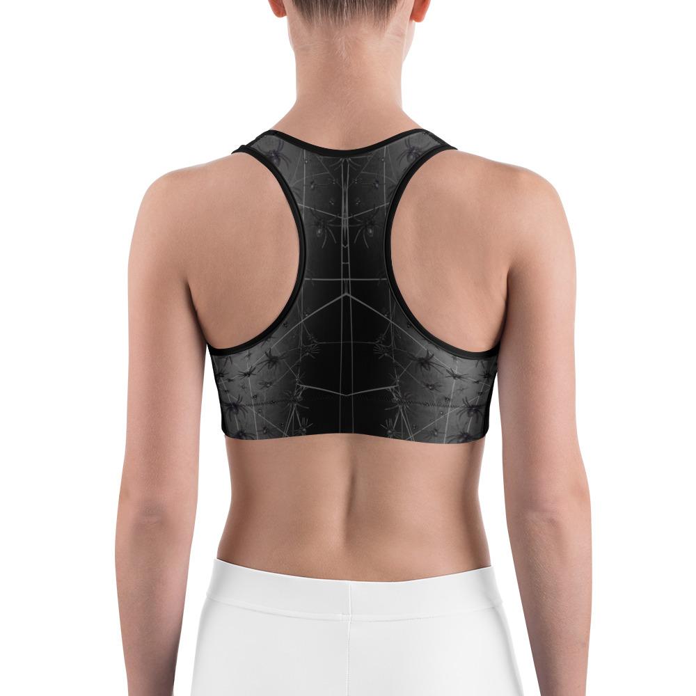 Crawling Spiders Sports Bra Gearbunch