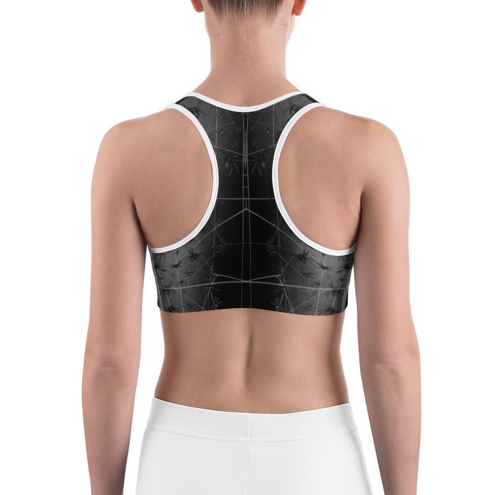 Crawling Spiders Sports Bra Gearbunch