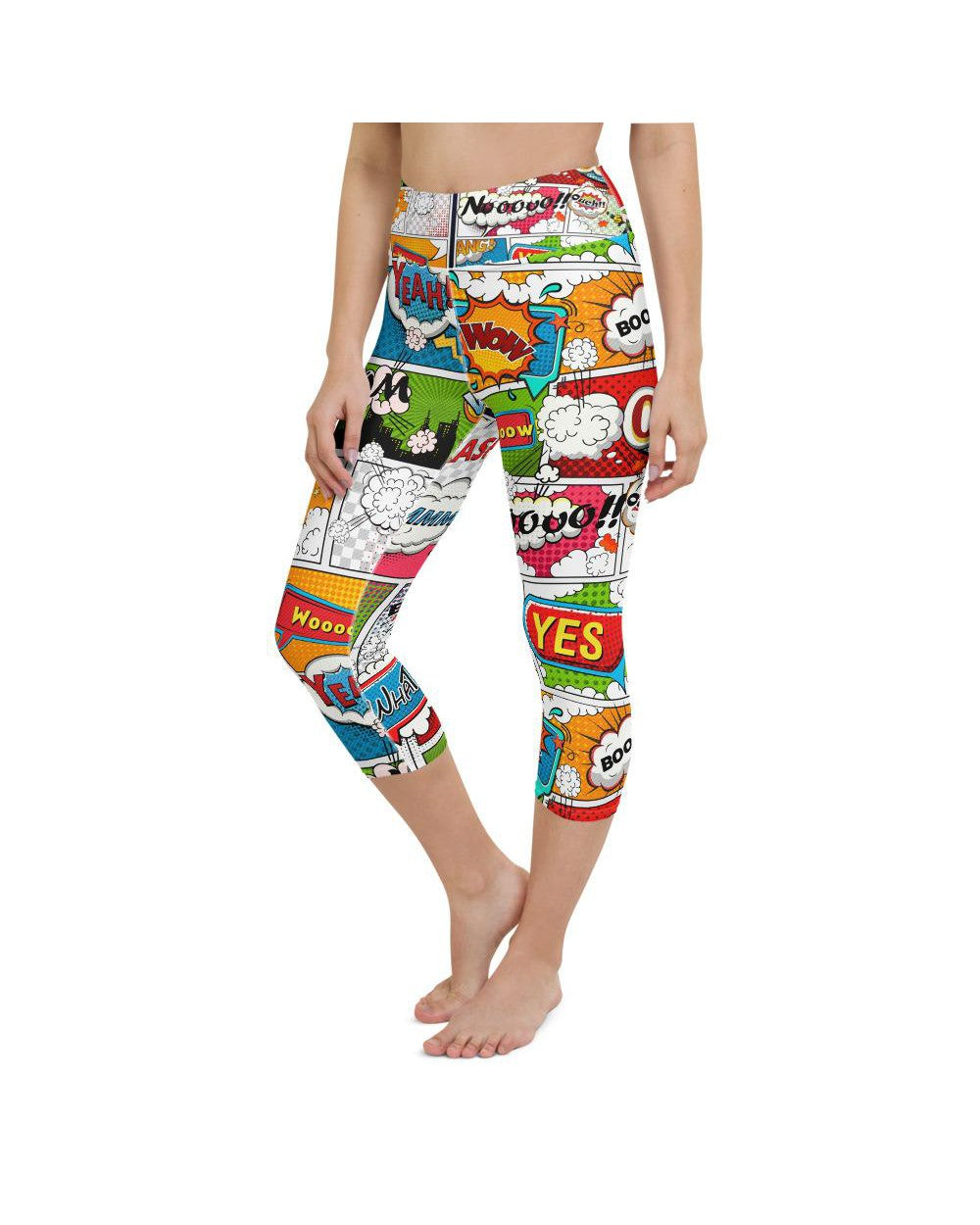 Comic Book Super Hero Yoga Capris Gearbunch