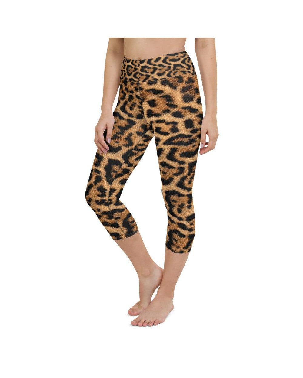 Leopard Skin Yoga Capris Gearbunch