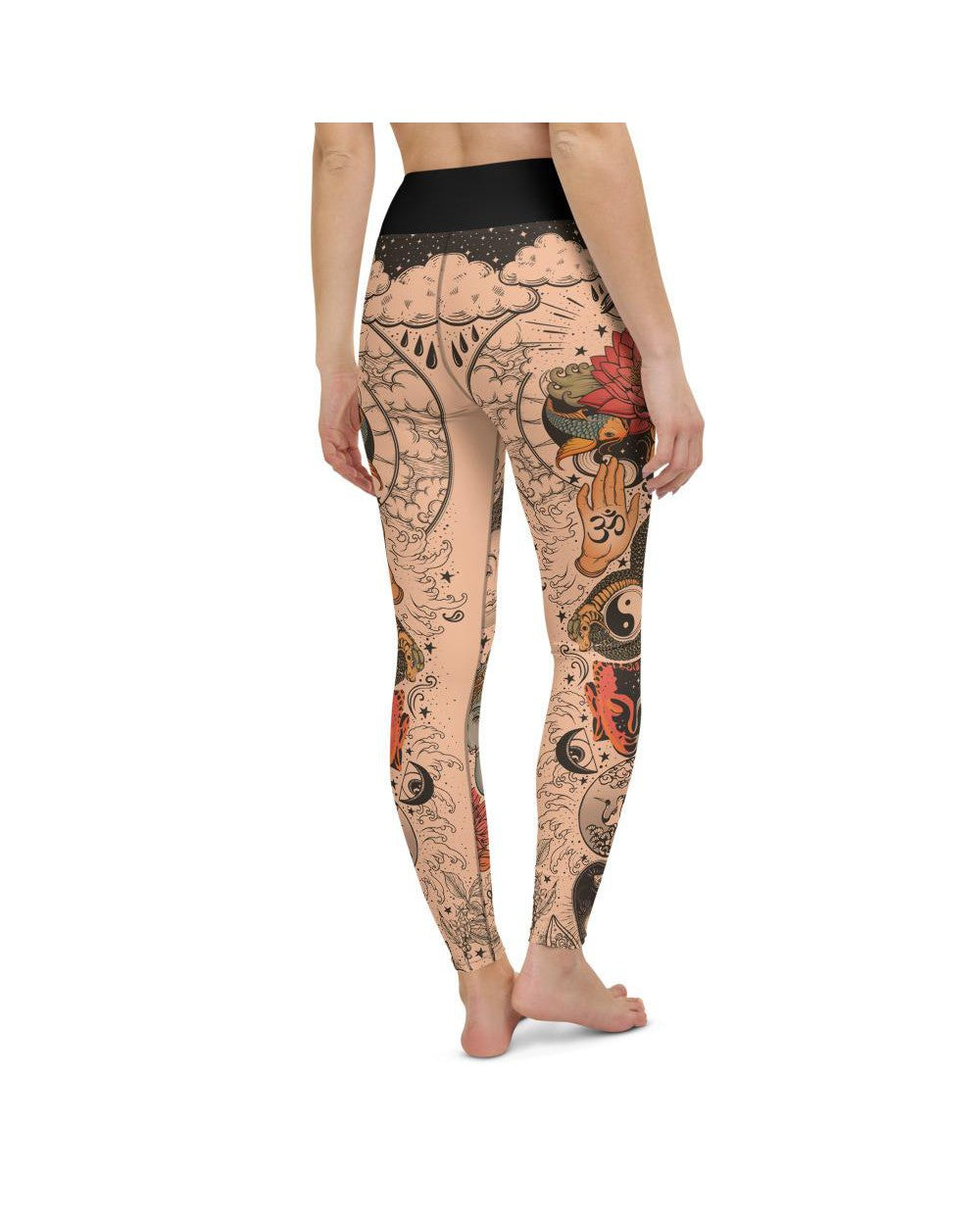Tattooed Lotus Yoga Pants