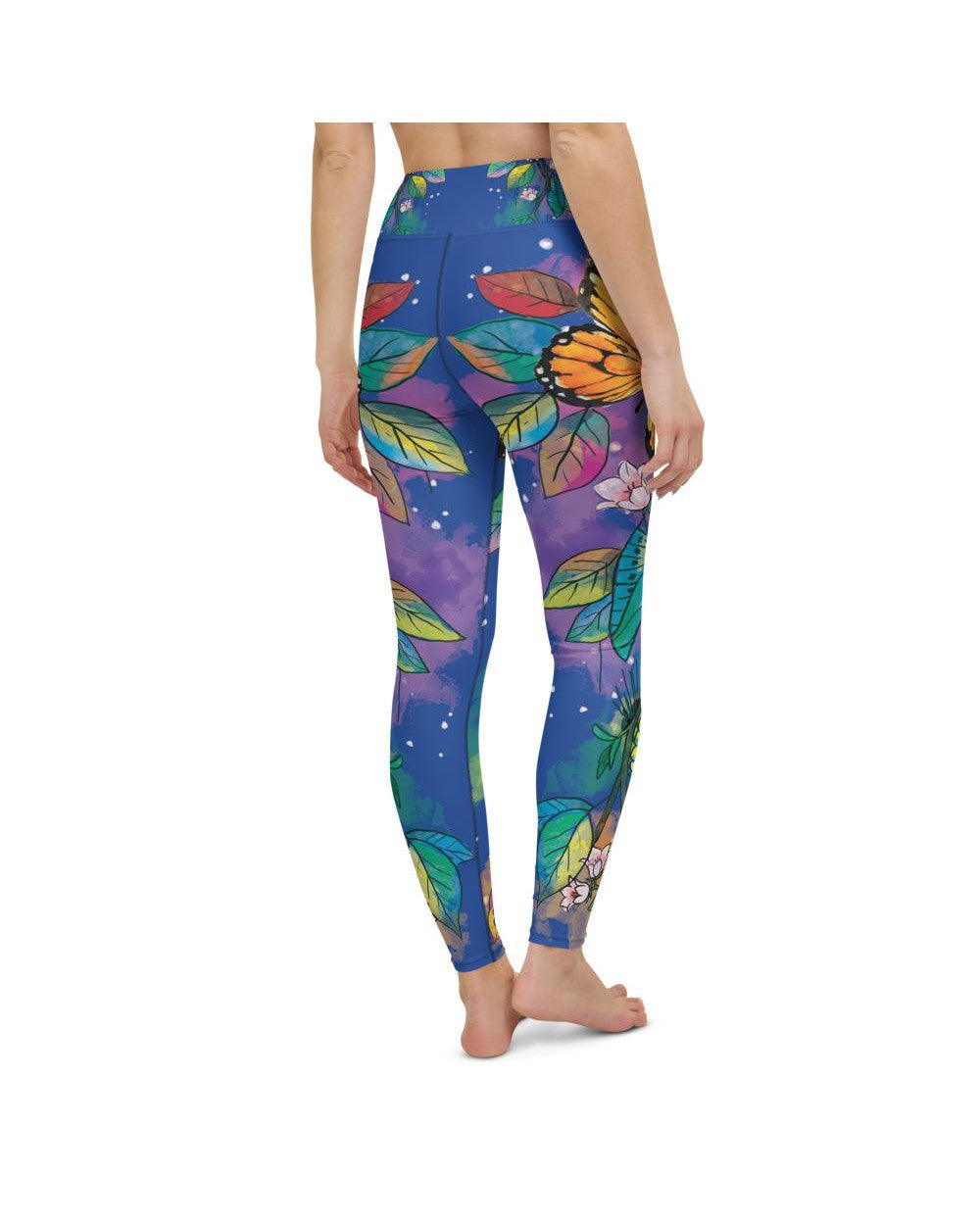 Blue Metamorphosis Yoga Pants Gearbunch