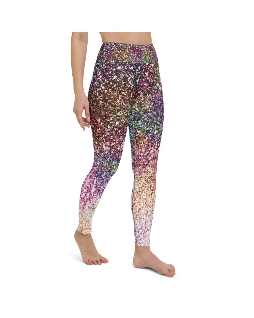 Colorful Sparkles Yoga Pants Gearbunch