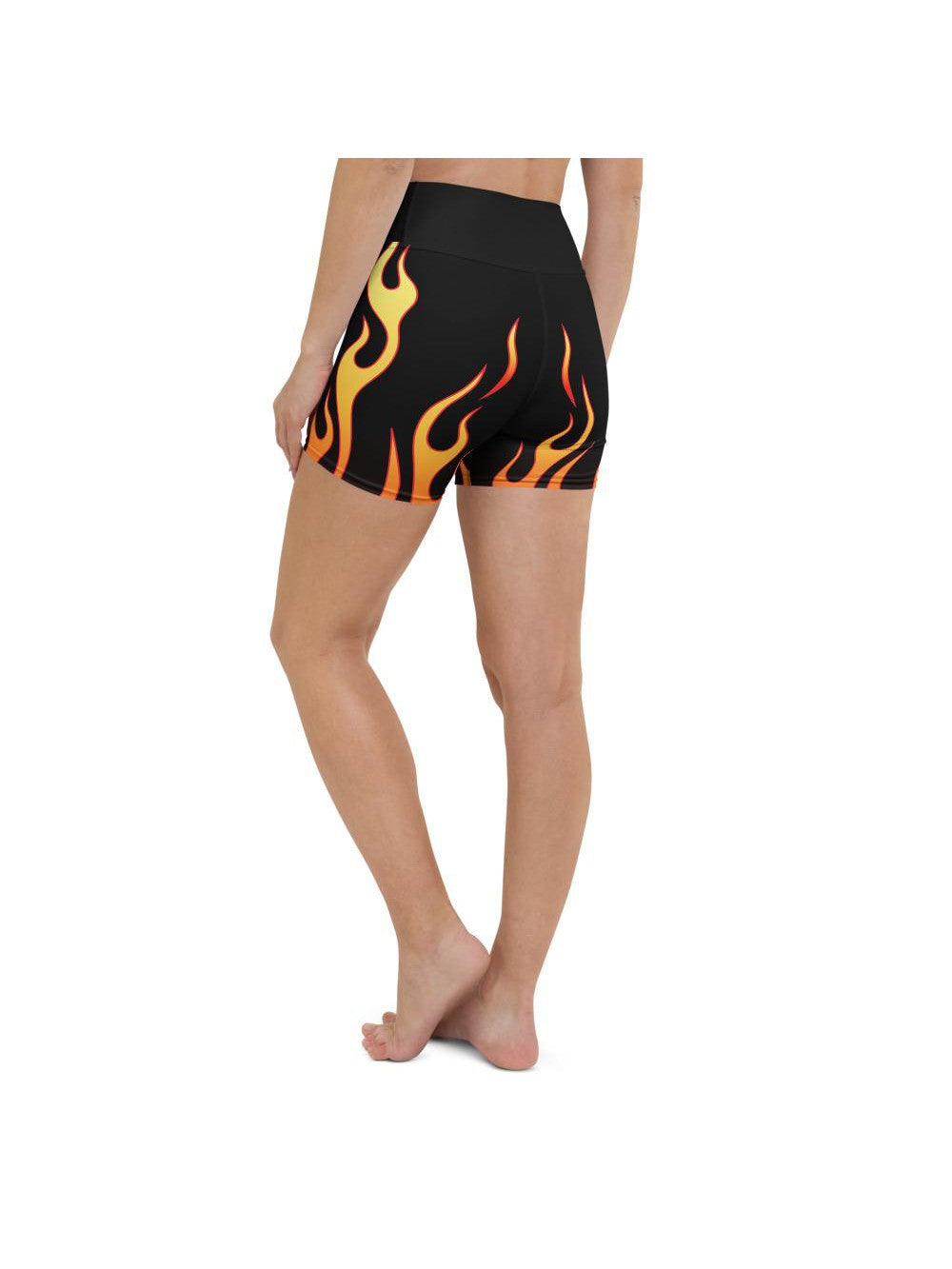 Flame Yoga Shorts Gearbunch