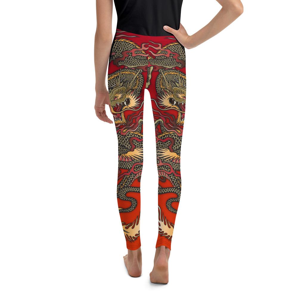 Chinese Dragon Youth Leggings Gearbunch