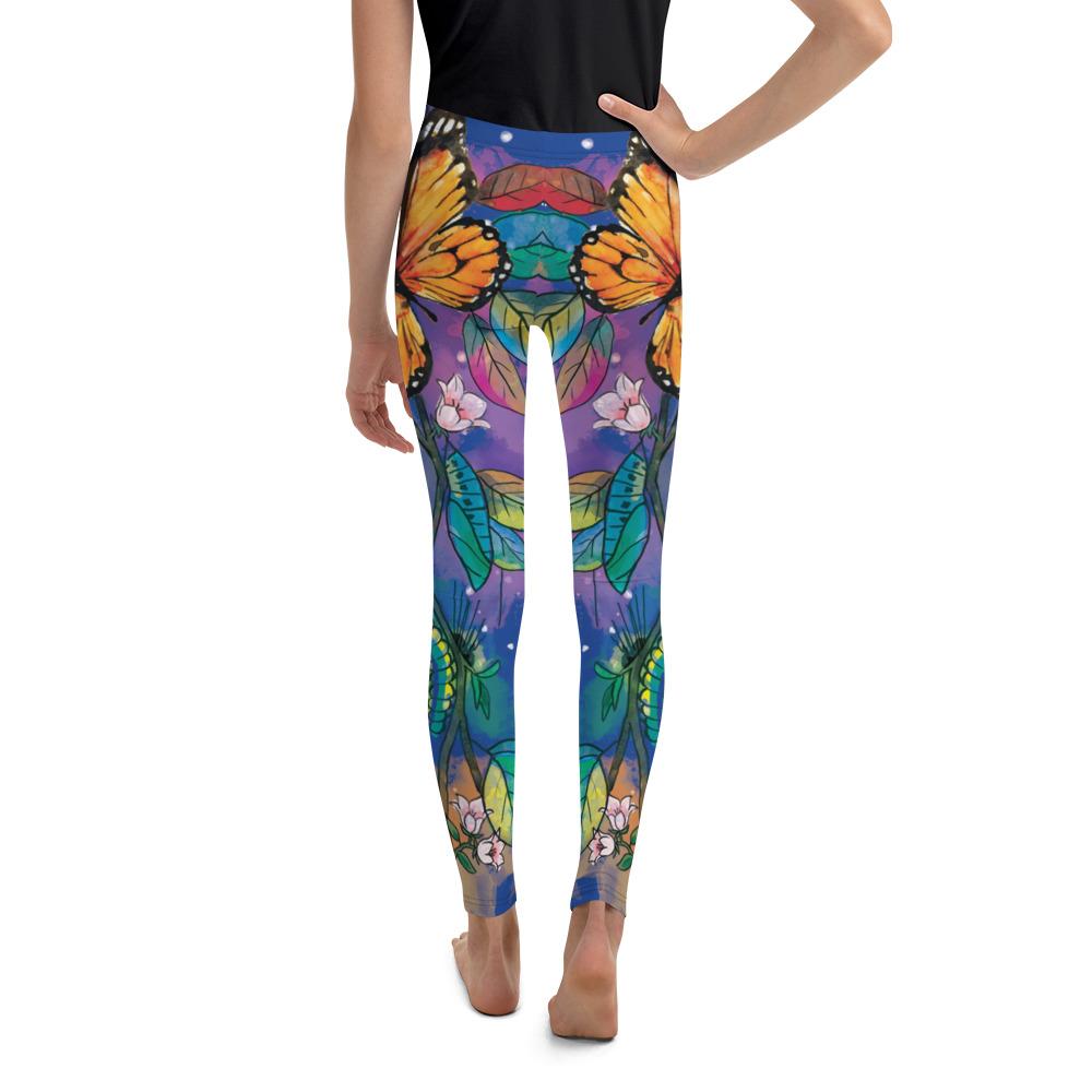 Blue Metamorphosis Youth Leggings Gearbunch