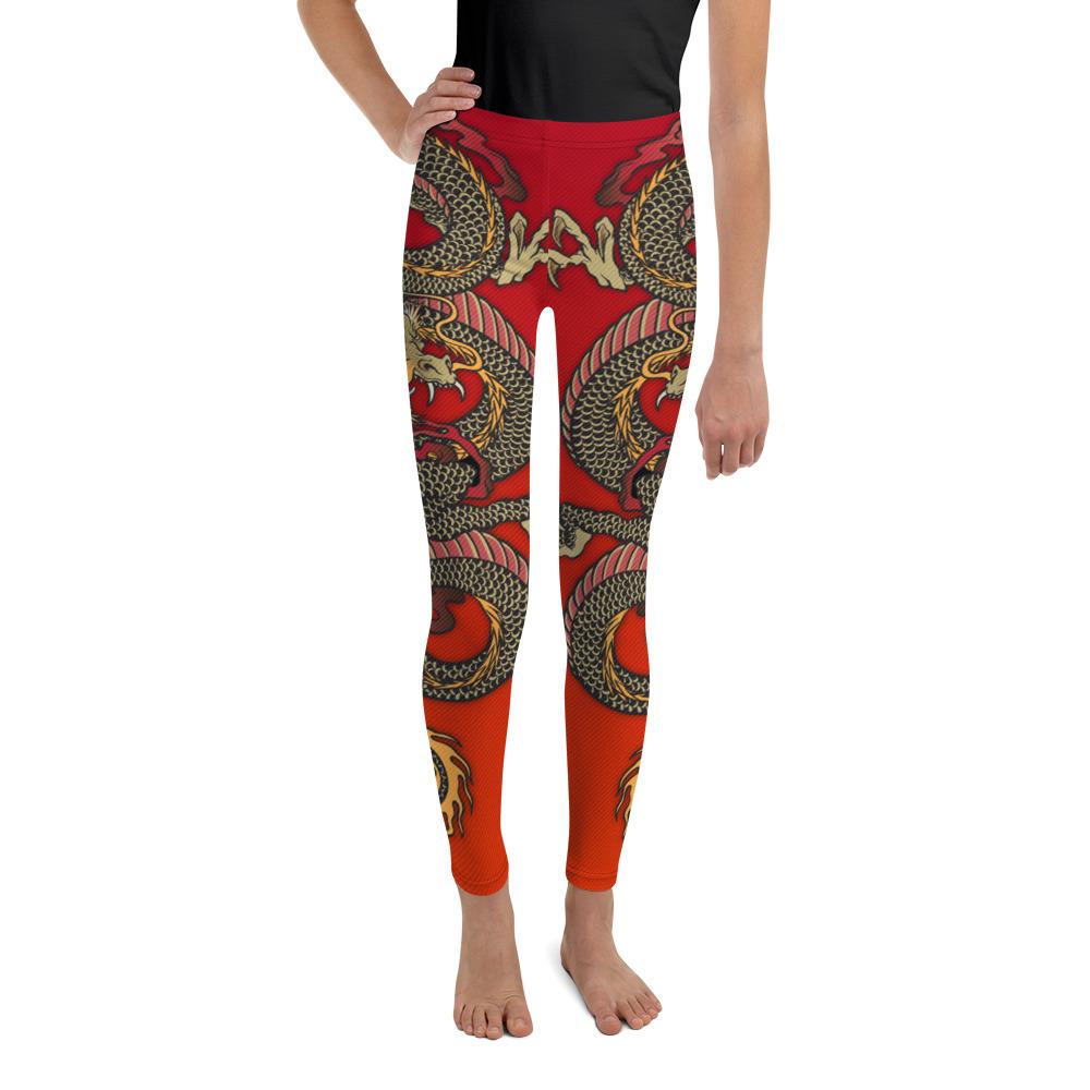 Chinese Dragon Youth Leggings Gearbunch
