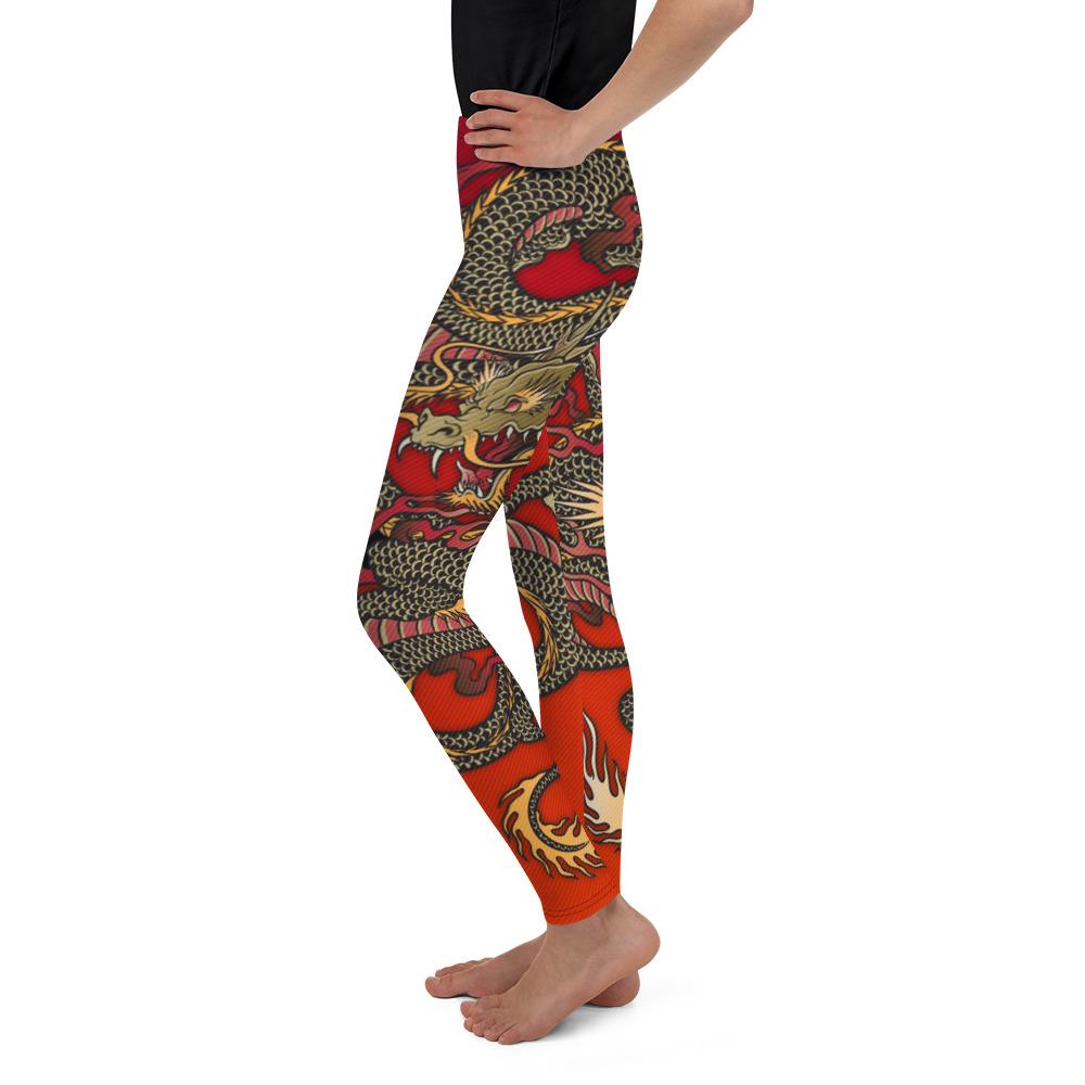 Chinese Dragon Youth Leggings Gearbunch