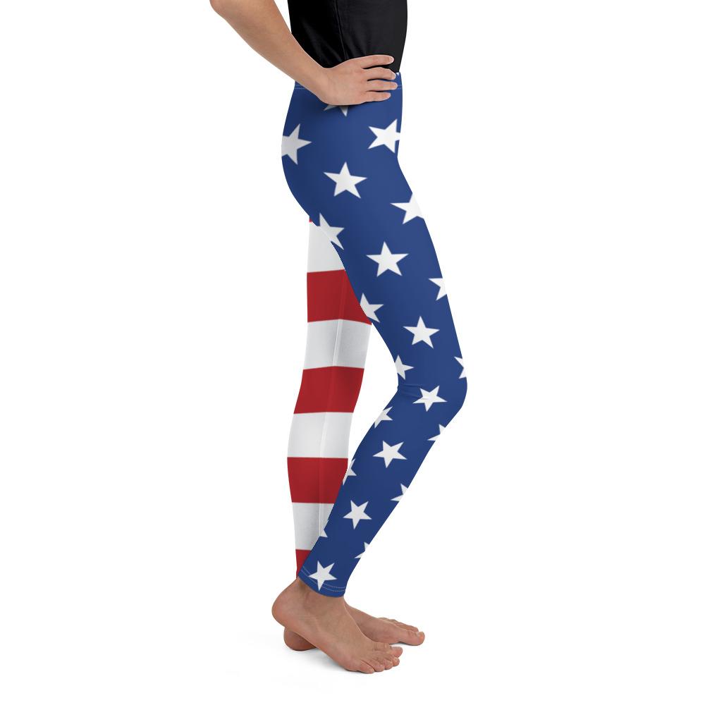 USA Stars & Stripes Youth Leggings Gearbunch