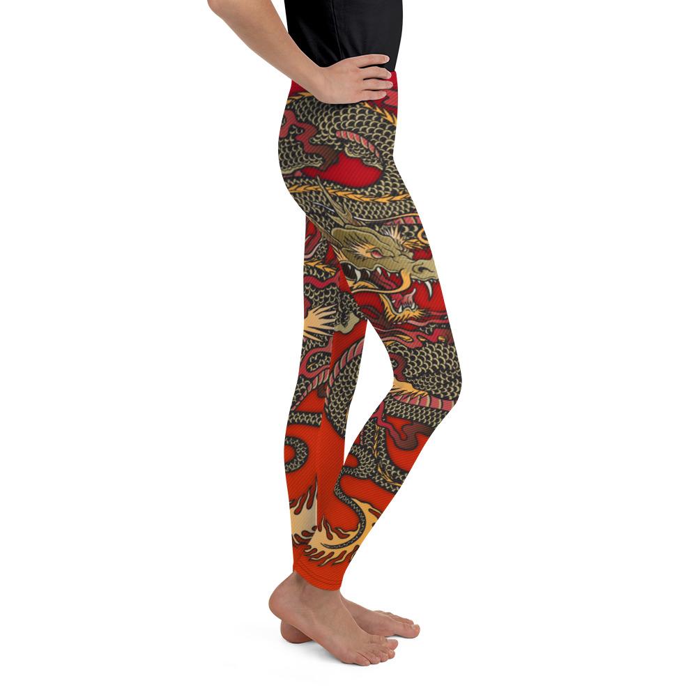 Chinese Dragon Youth Leggings Gearbunch