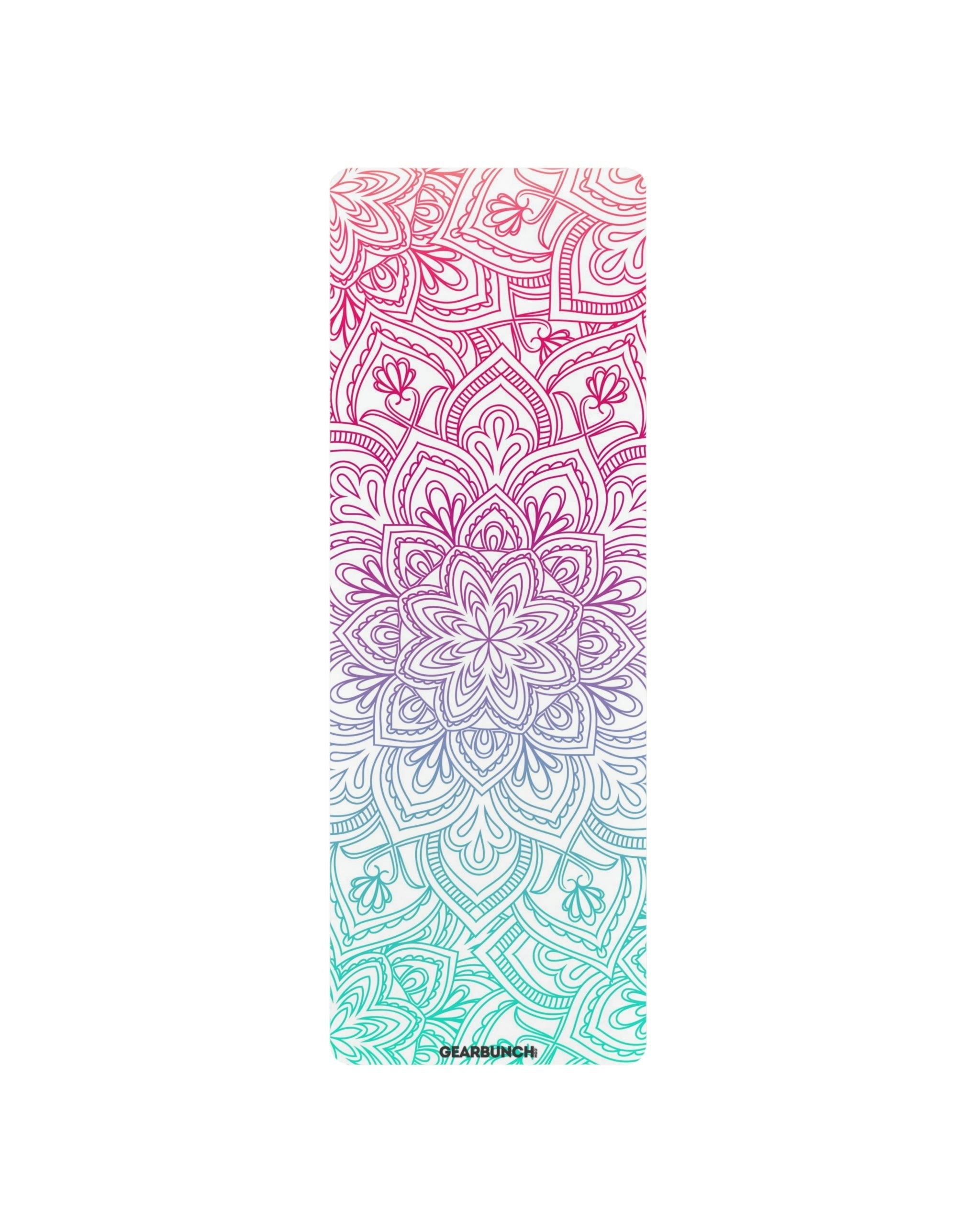 GearBunch Bright Mandala Pattern Yoga Mat
