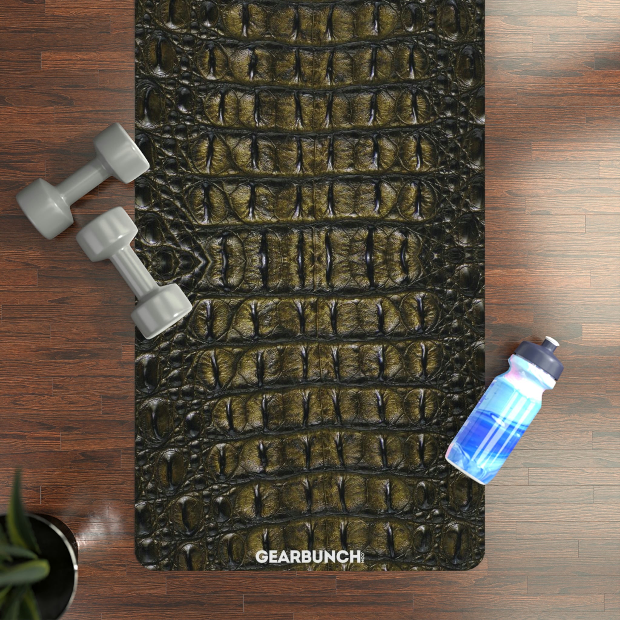 GearBunch Crocodile Skin Yoga Mat