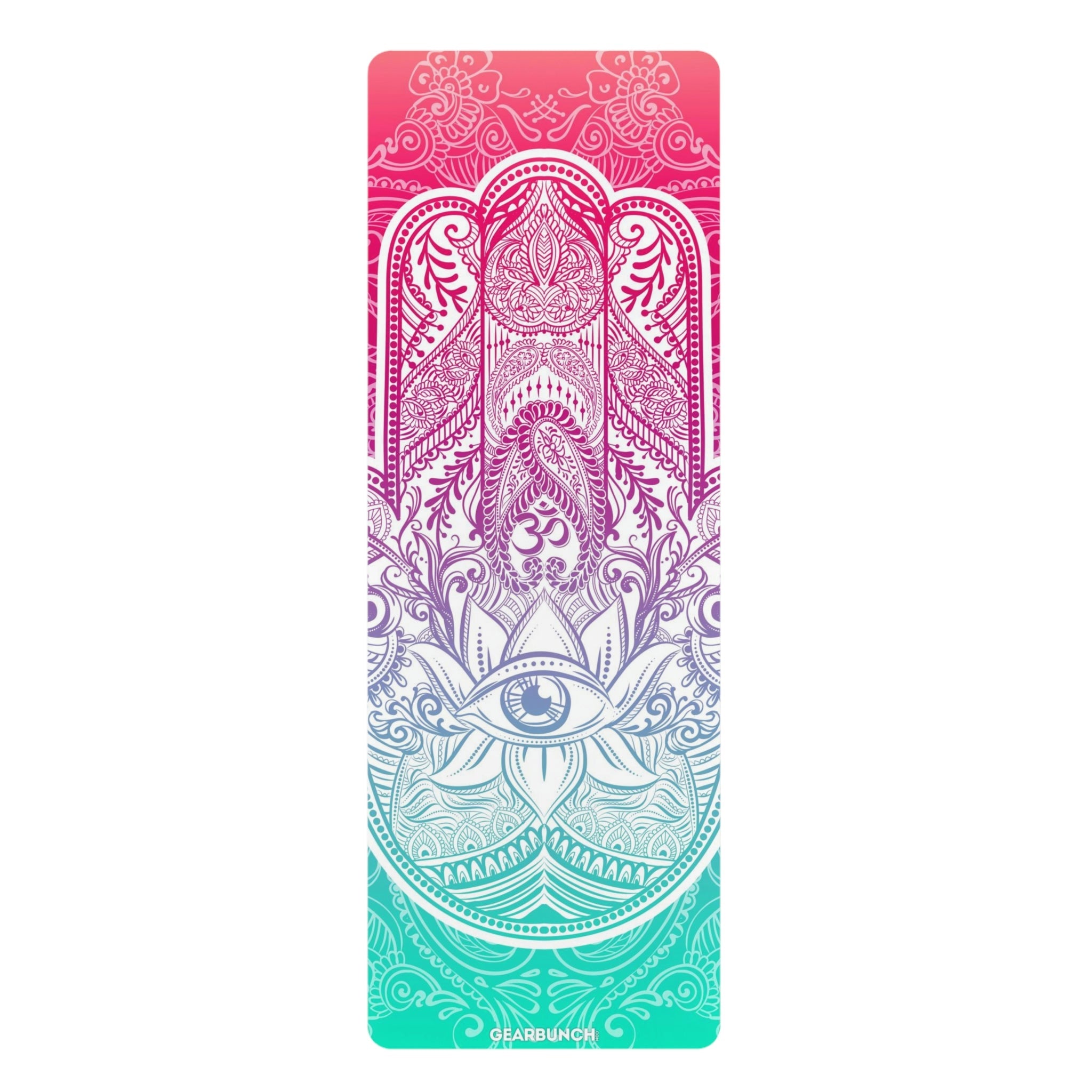 GearBunch Bright Hamsa Yoga Mat