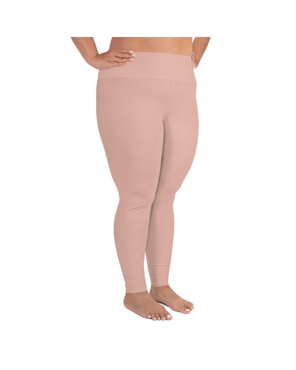 Solid Nude Plus Size Leggings | GearBunch