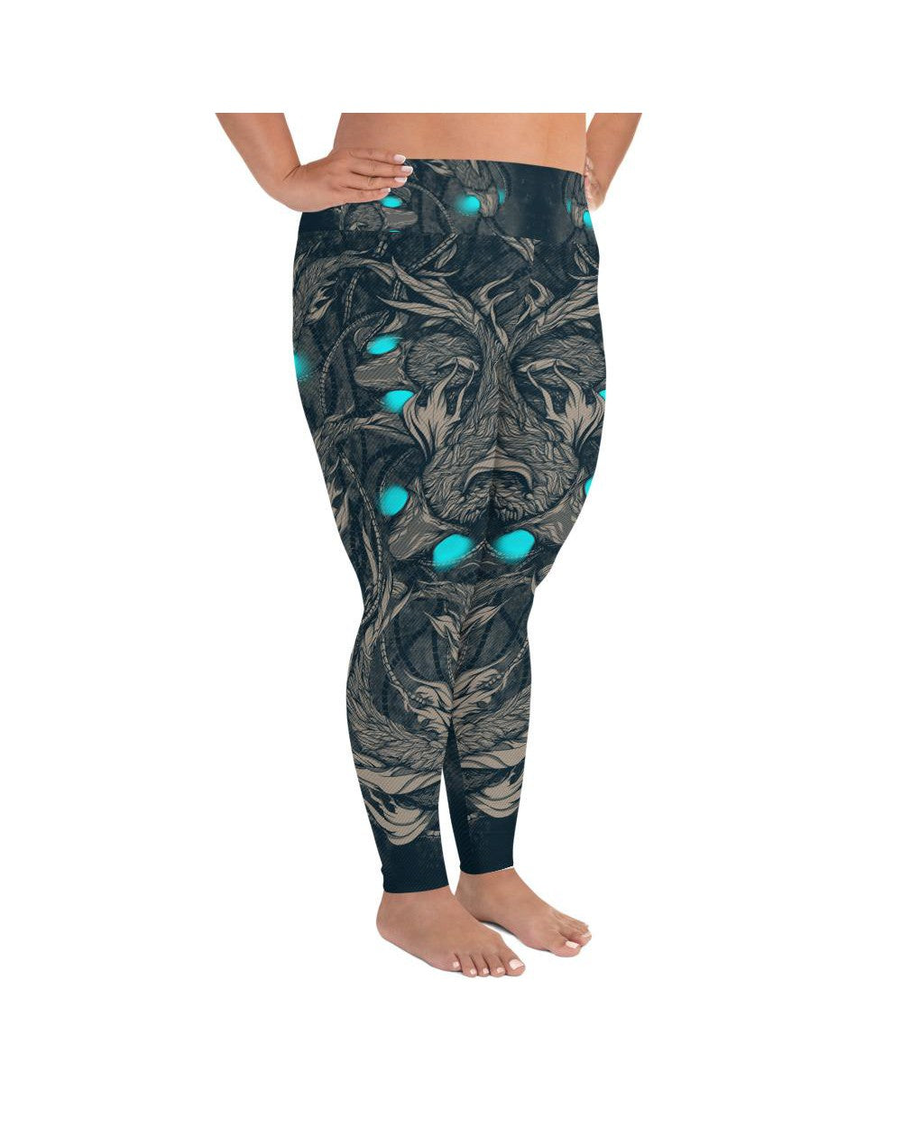 Night Fish Plus Size Leggings | GearBunch