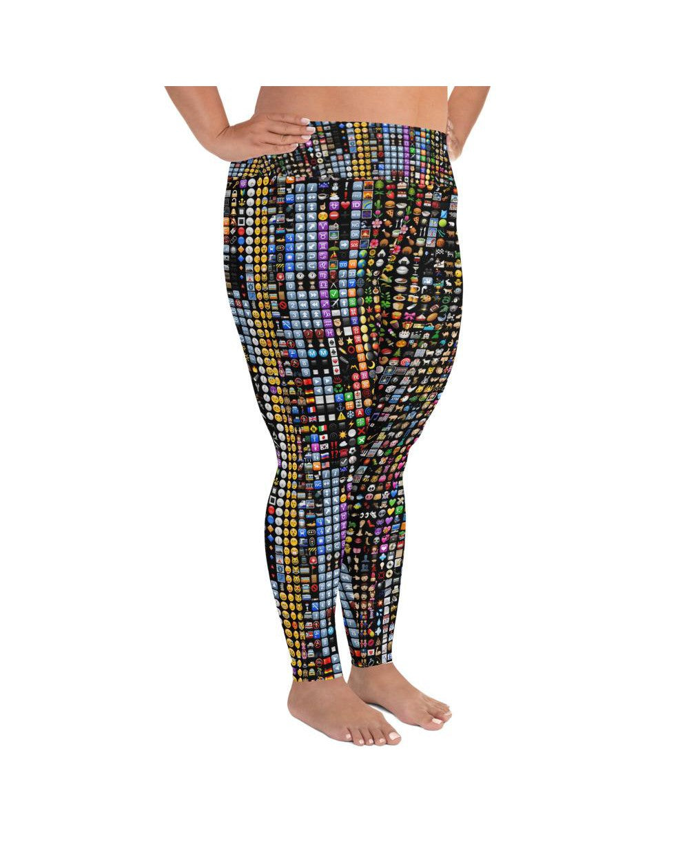 Emoji Plus Size Leggings | GearBunch