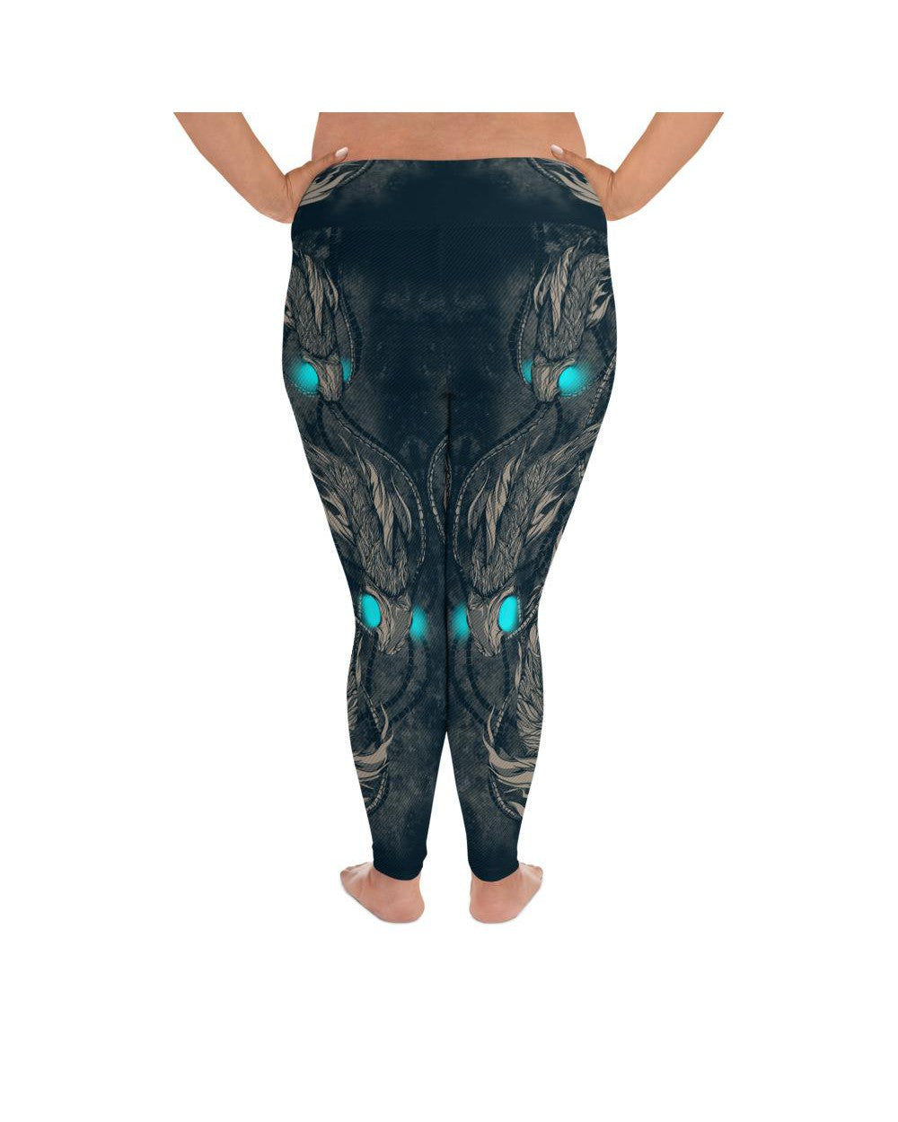 Night Fish Plus Size Leggings | GearBunch