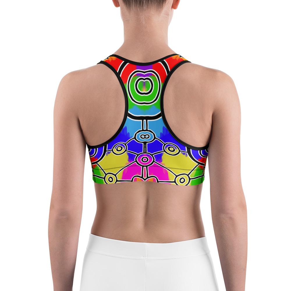 Bright Mob Sports bra | GearBunch