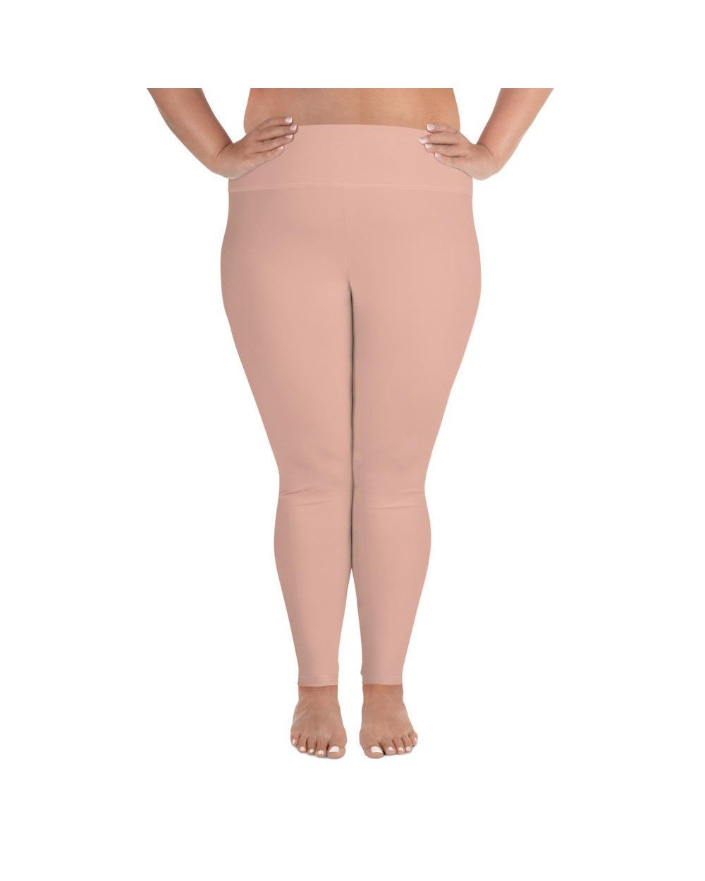 Solid Nude Plus Size Leggings | GearBunch