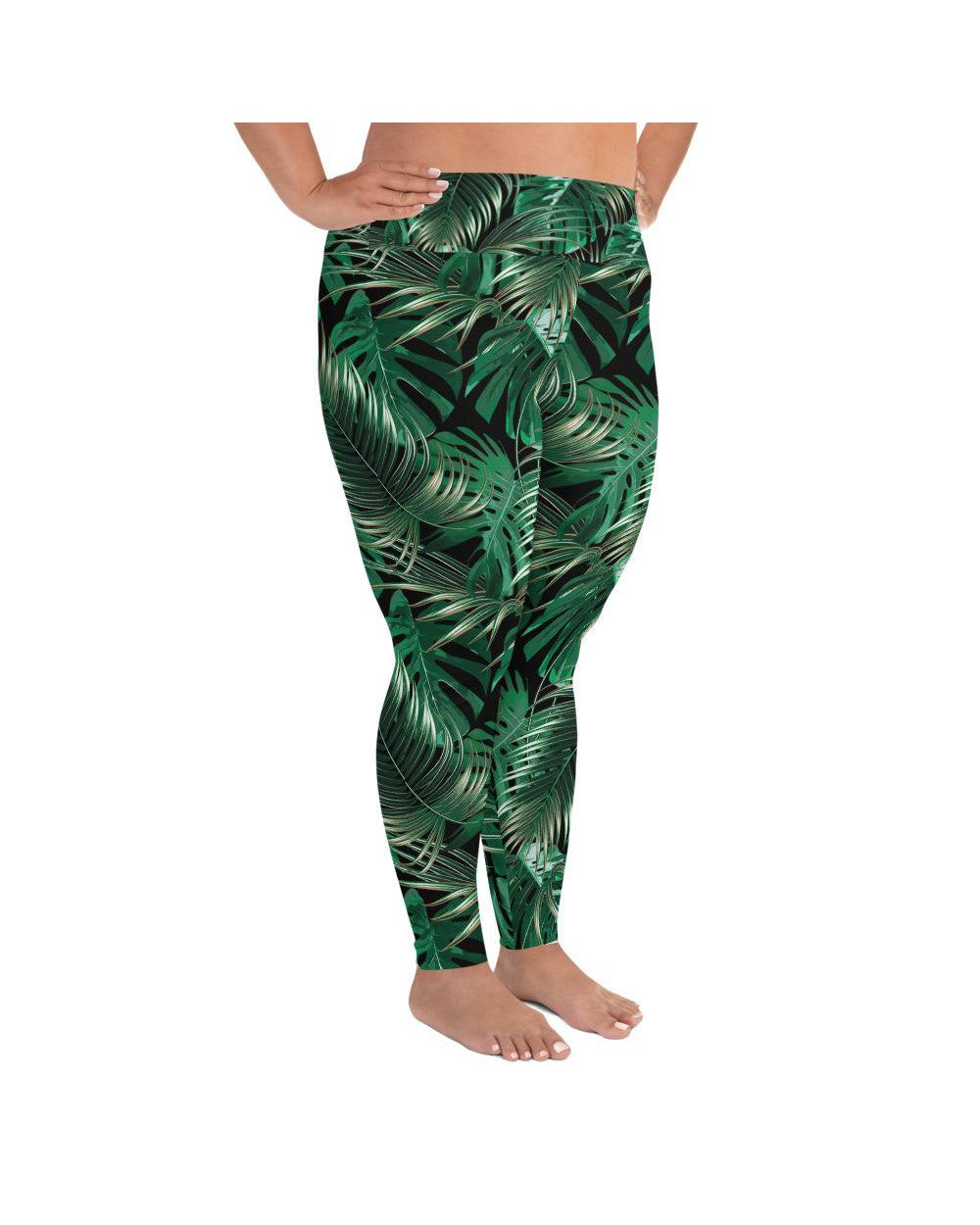 Palm Tree Plus Size Leggings | GearBunch