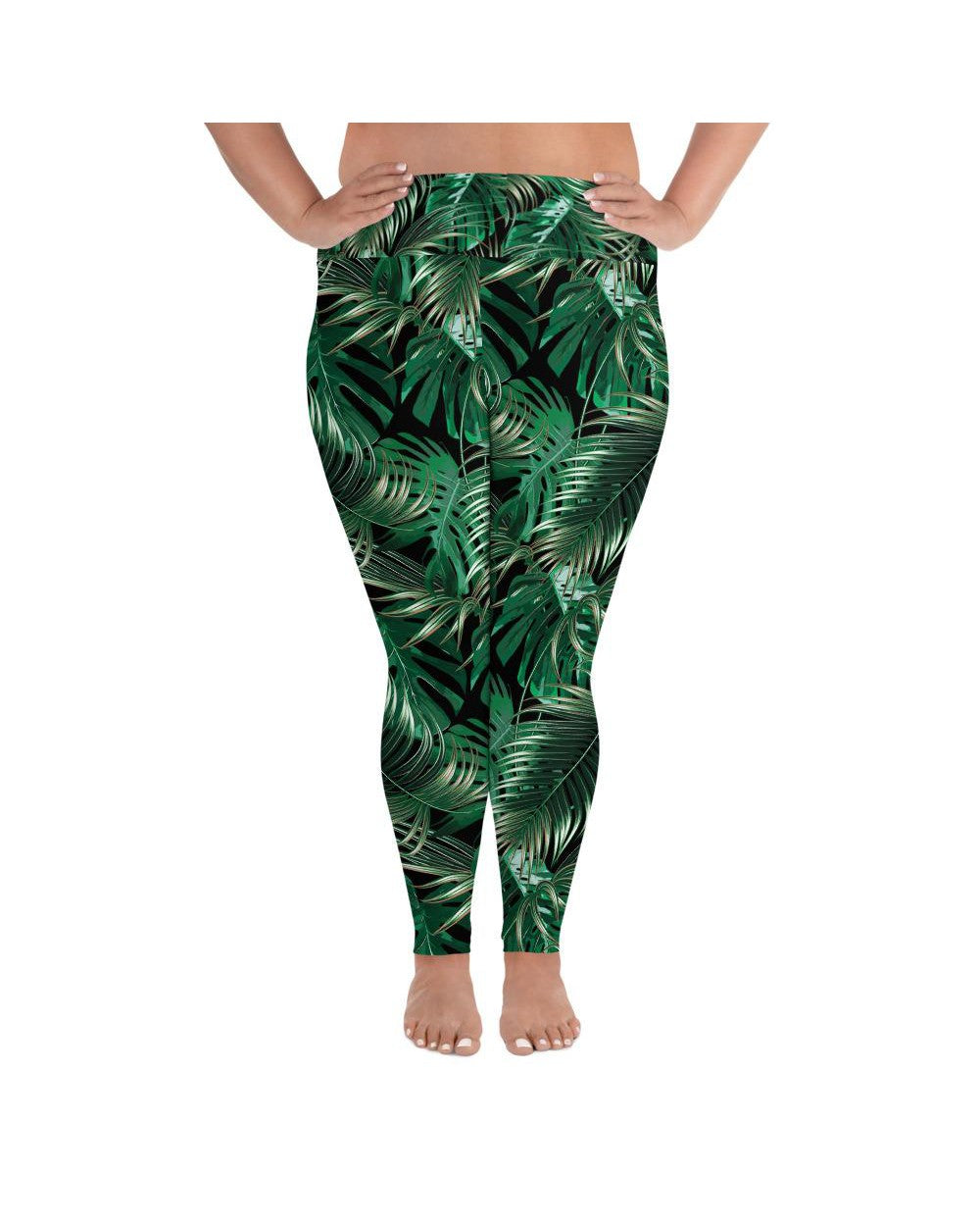Palm Tree Plus Size Leggings | GearBunch