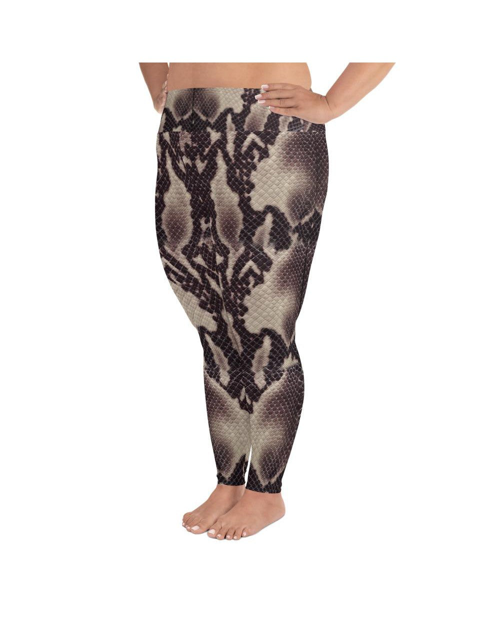 Anaconda Snake Skin Plus Size Leggings Gearbunch